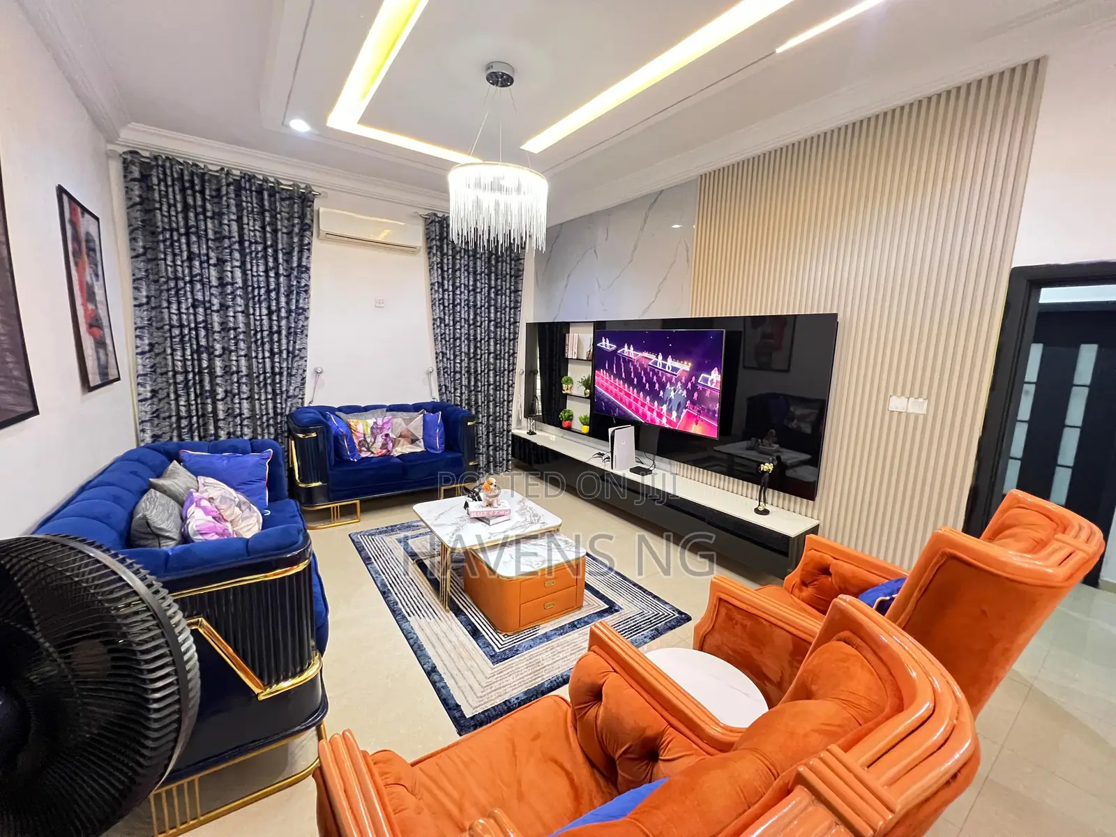 Deluxe 3-Bedroom Terrace Shortlet.