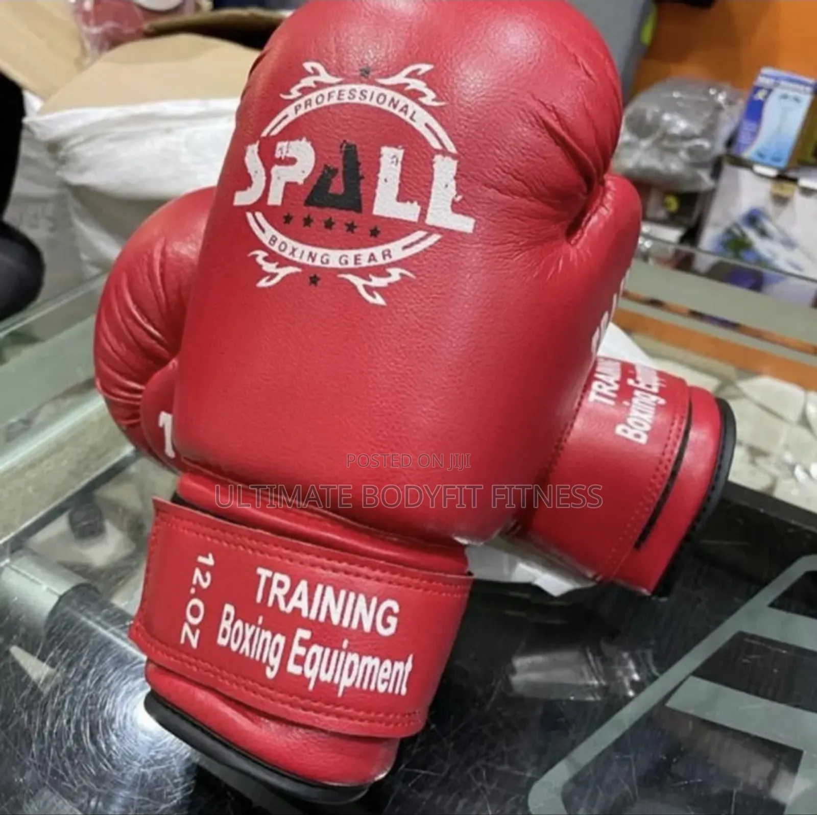 Brand New Spall Boxing Gloves With Badage