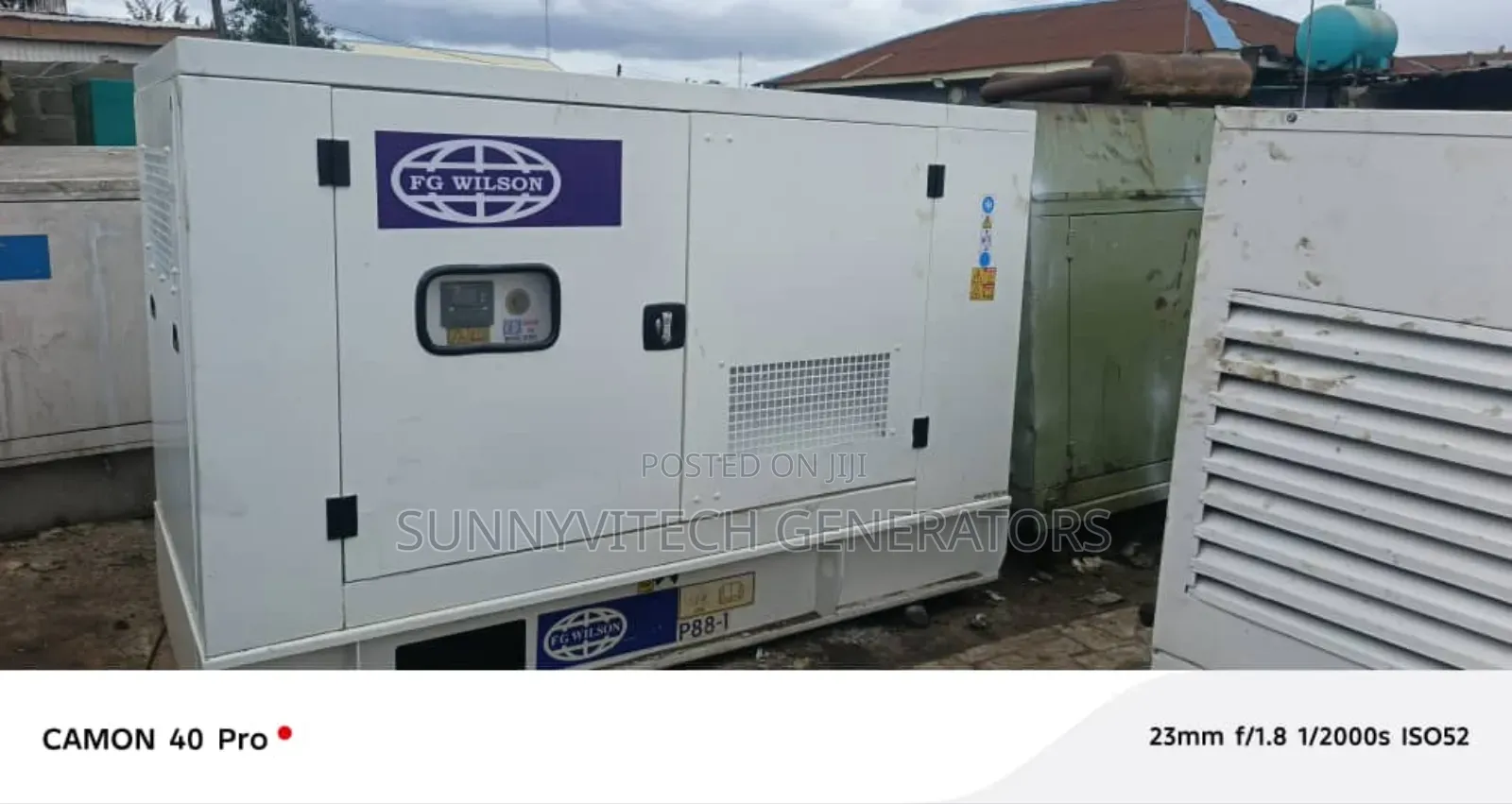 88kva  Fg Wilson Perkins Generator Super Silence