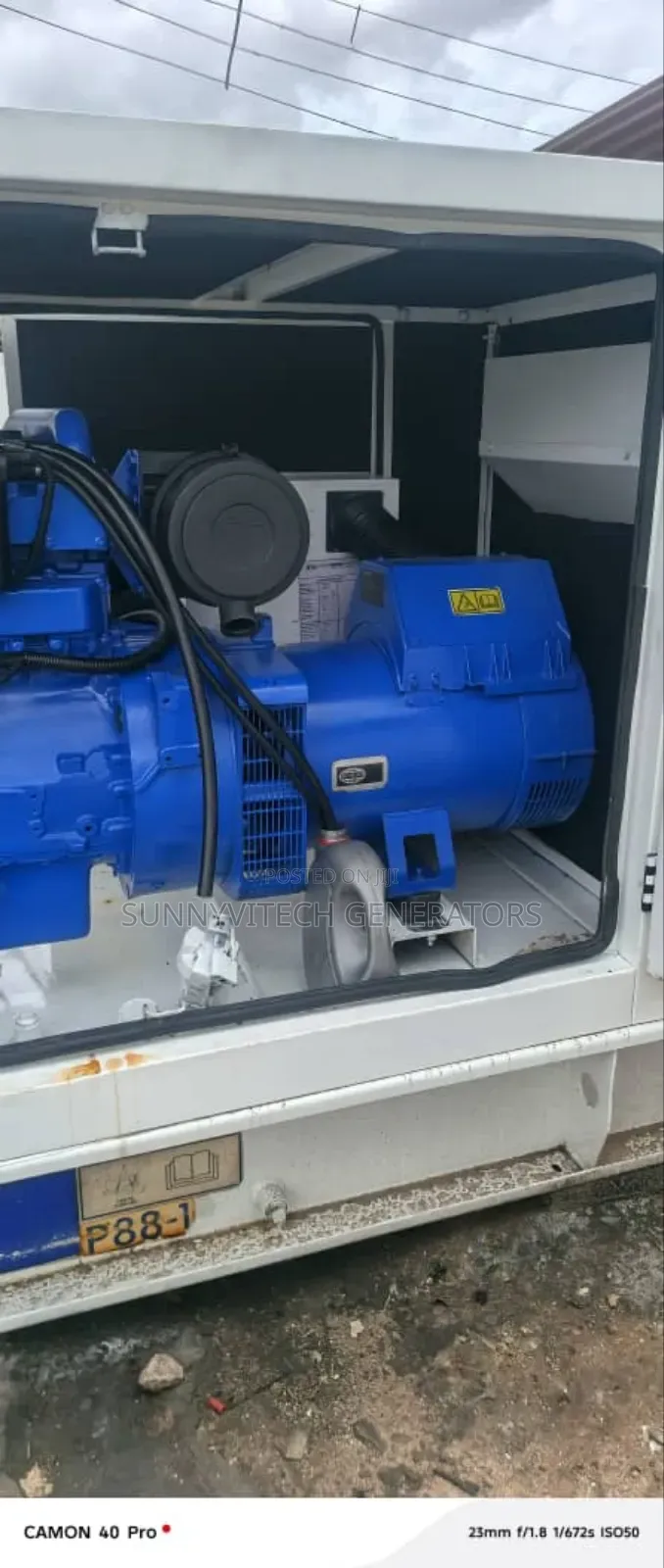 88kva  Fg Wilson Perkins Generator Super Silence