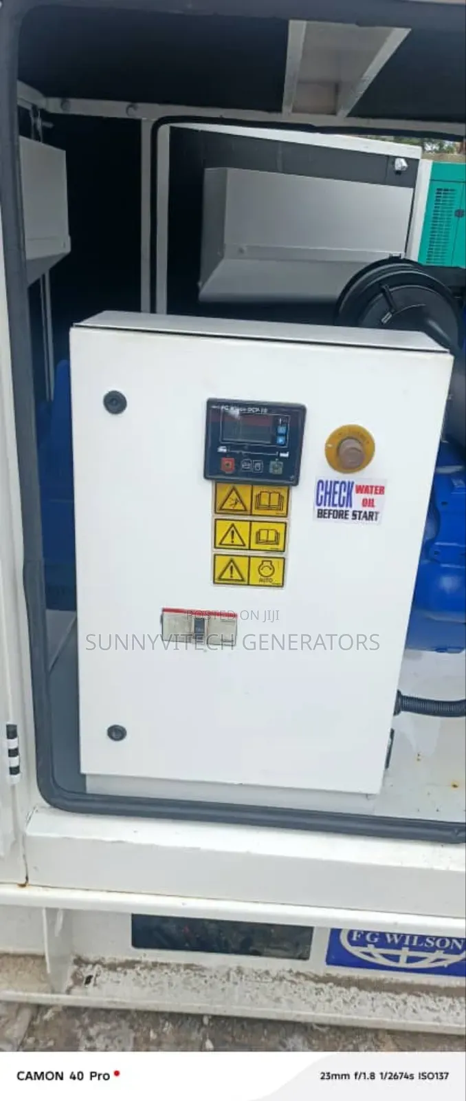 88kva  Fg Wilson Perkins Generator Super Silence