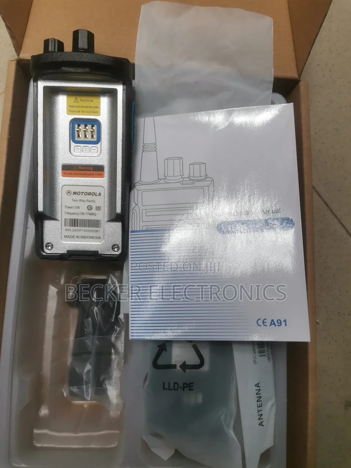 Gp1500 Rugged Motorola Radio Vhf.