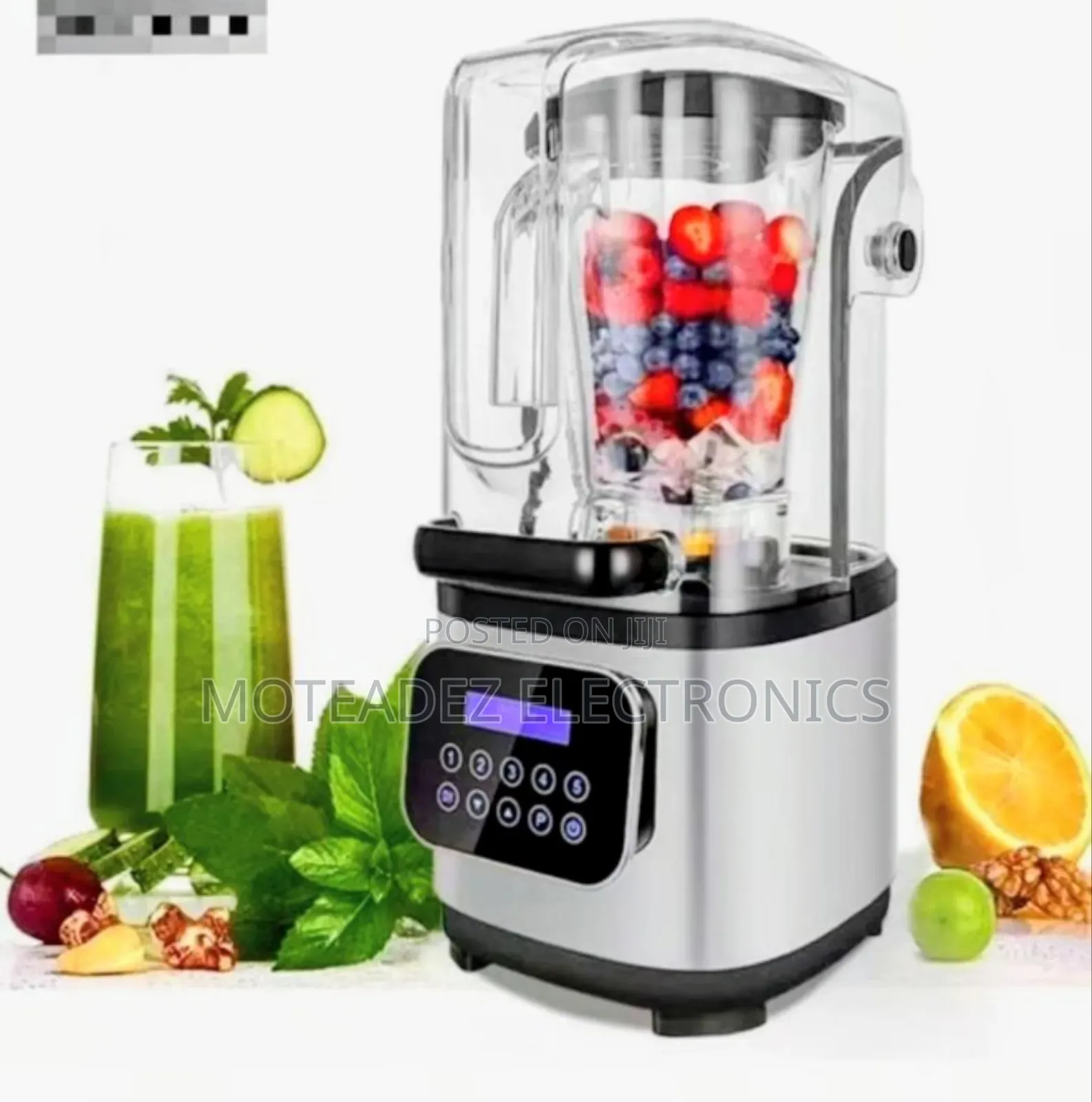 Sokany Digital 8000w Copper Coil Soundproof Commercial Blender/Grinder