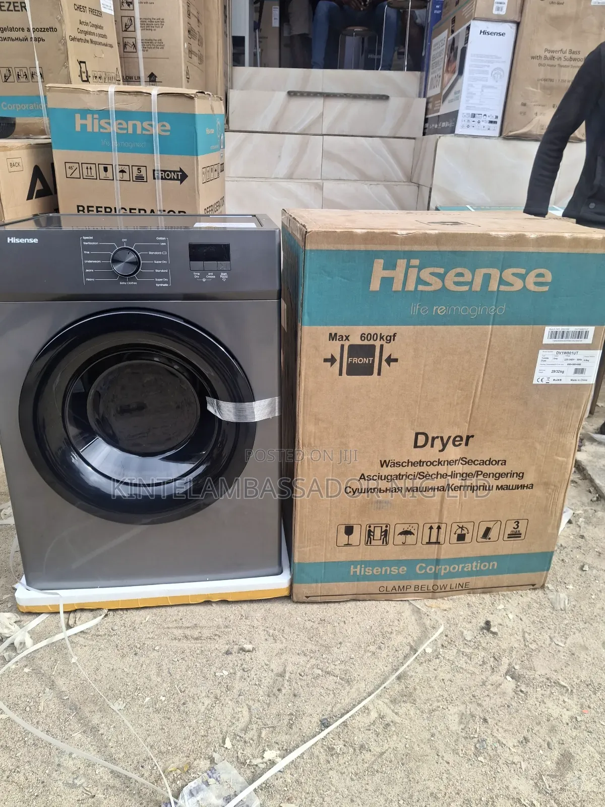 Hisense  8kg Dryer - Dv1w80qut