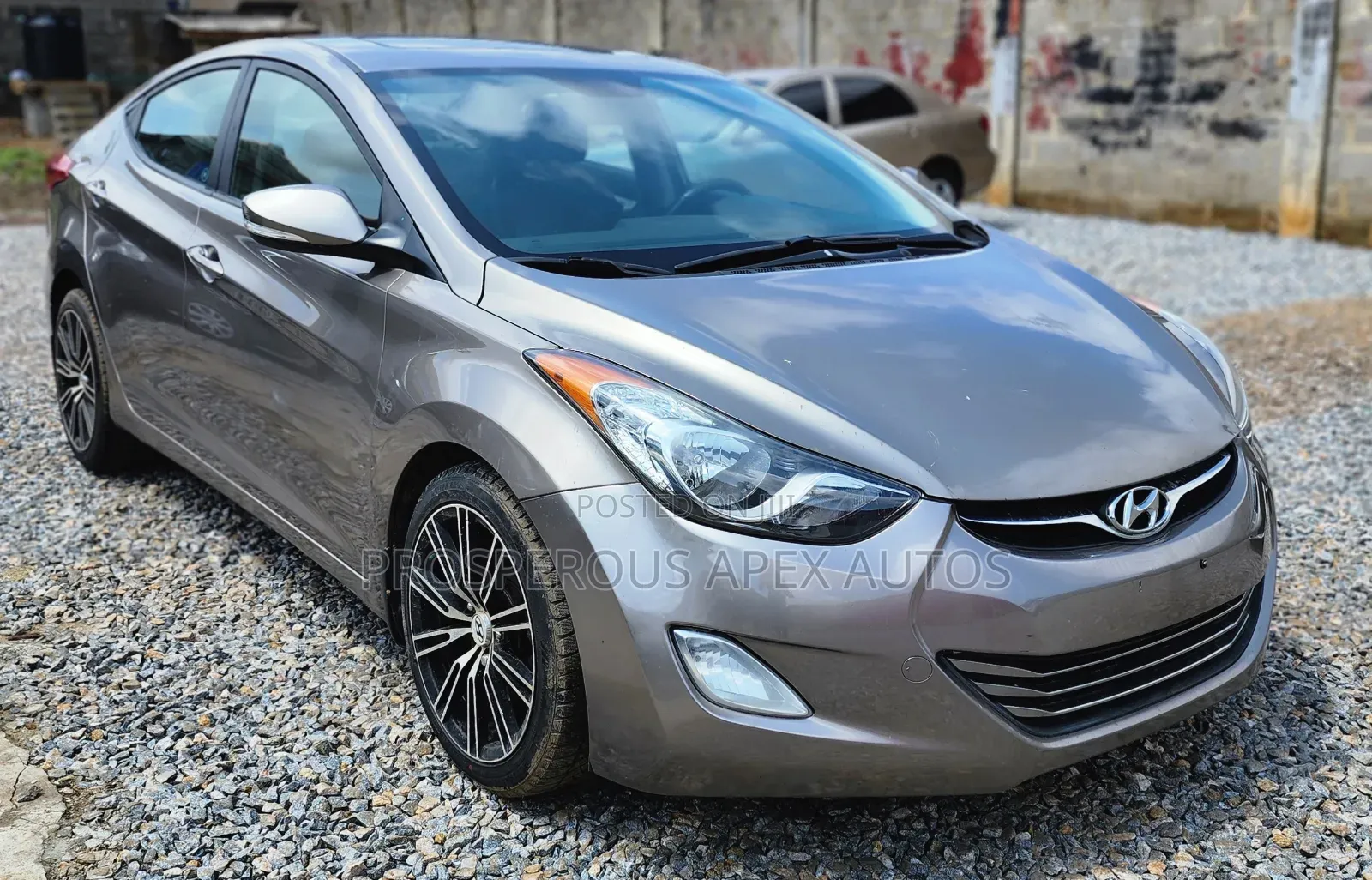 Hyundai Elantra Limited 2012 Gray