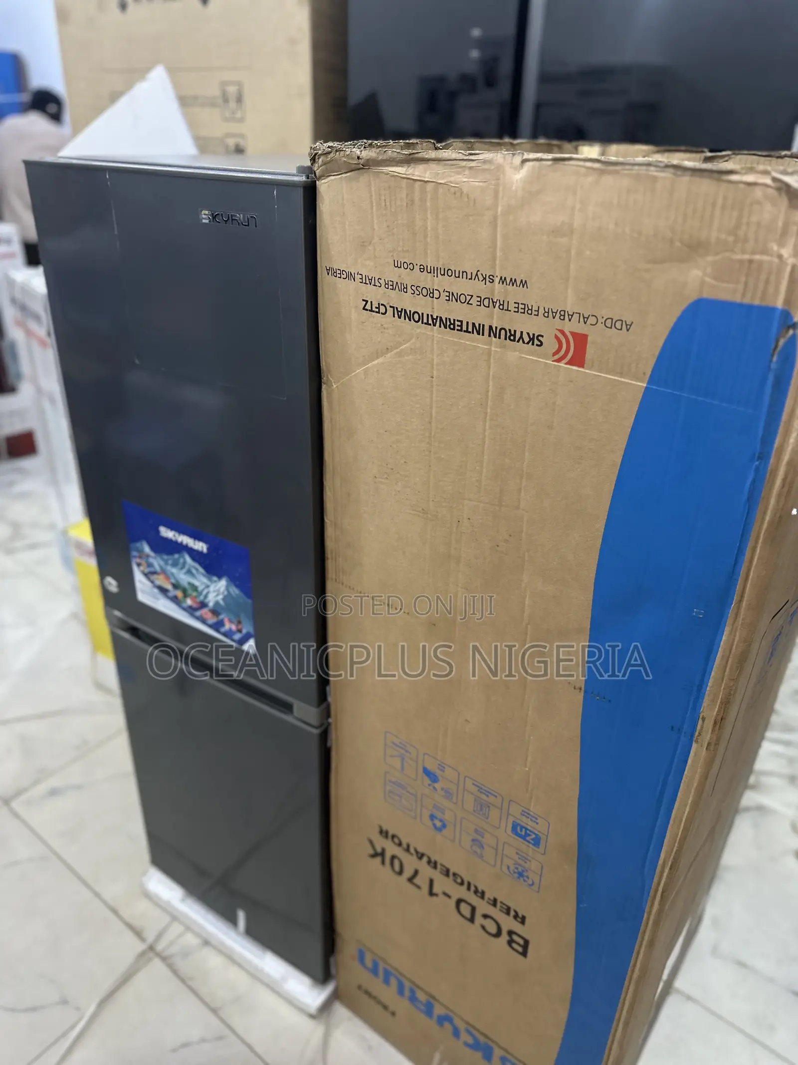 Excellent Cooling Skyrun Refrigerator 170l Double Door (Bcd-)