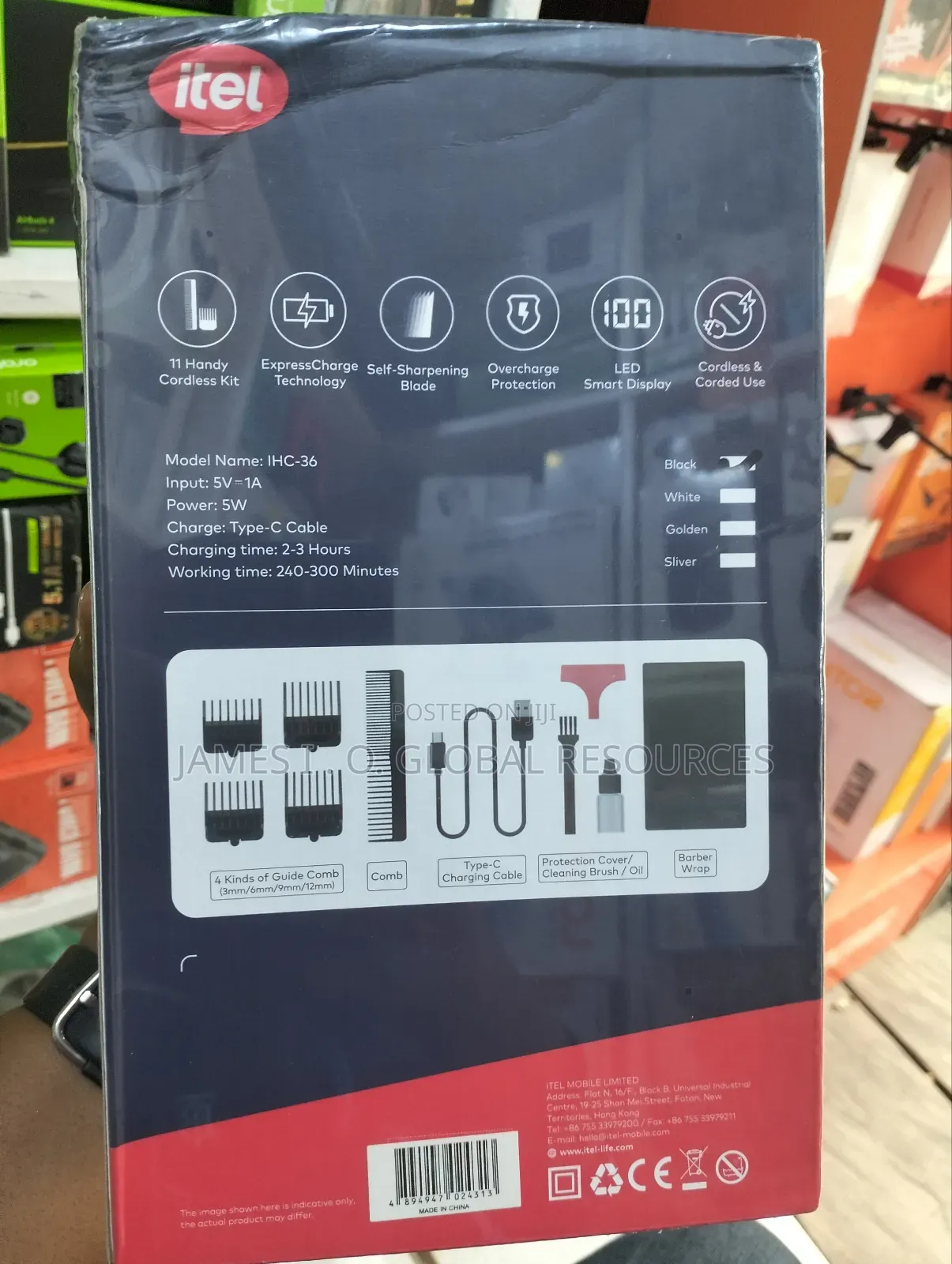 Itel Wireless Clipper, Classic 4