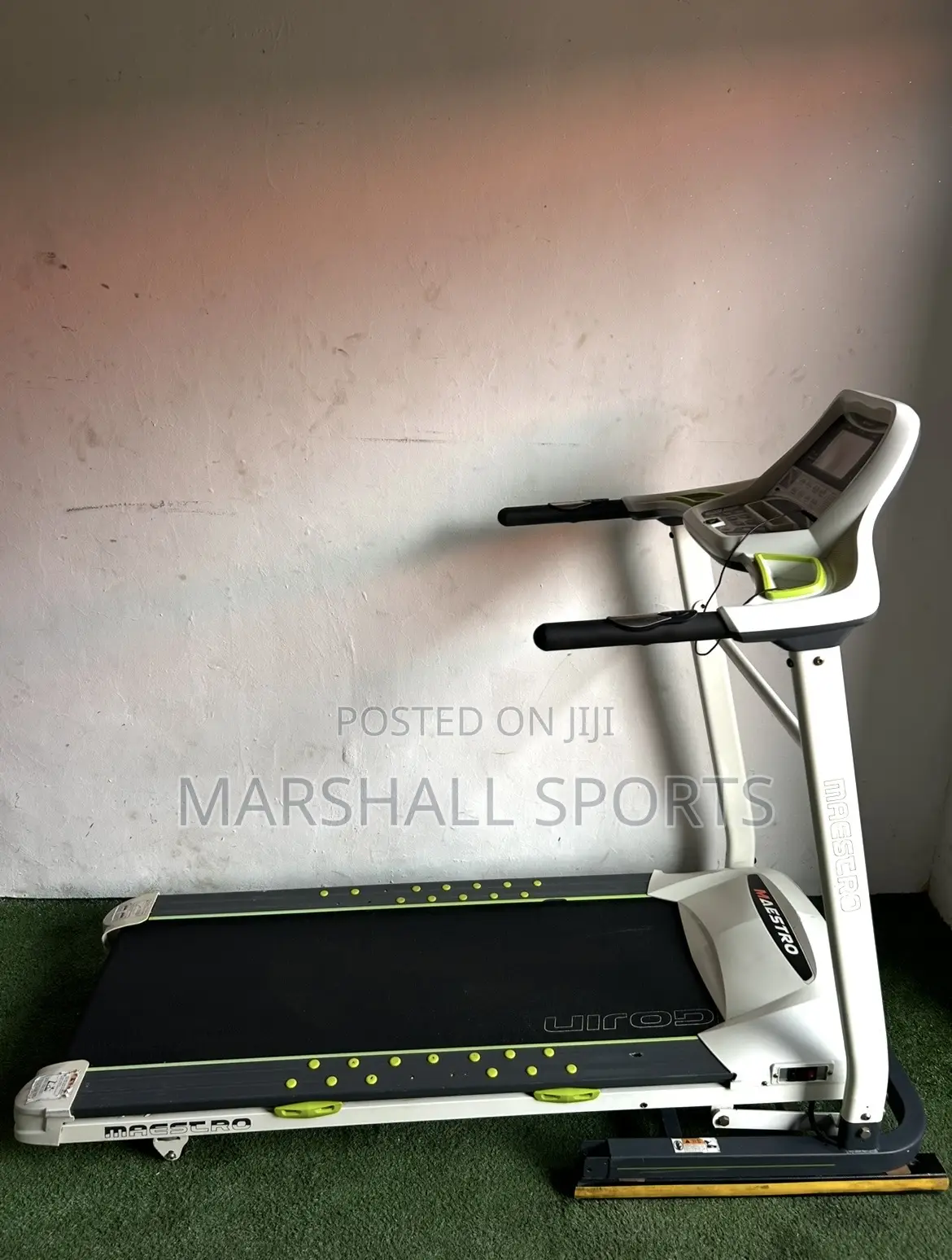 3.5hp White Egojin Treadmill With Incline