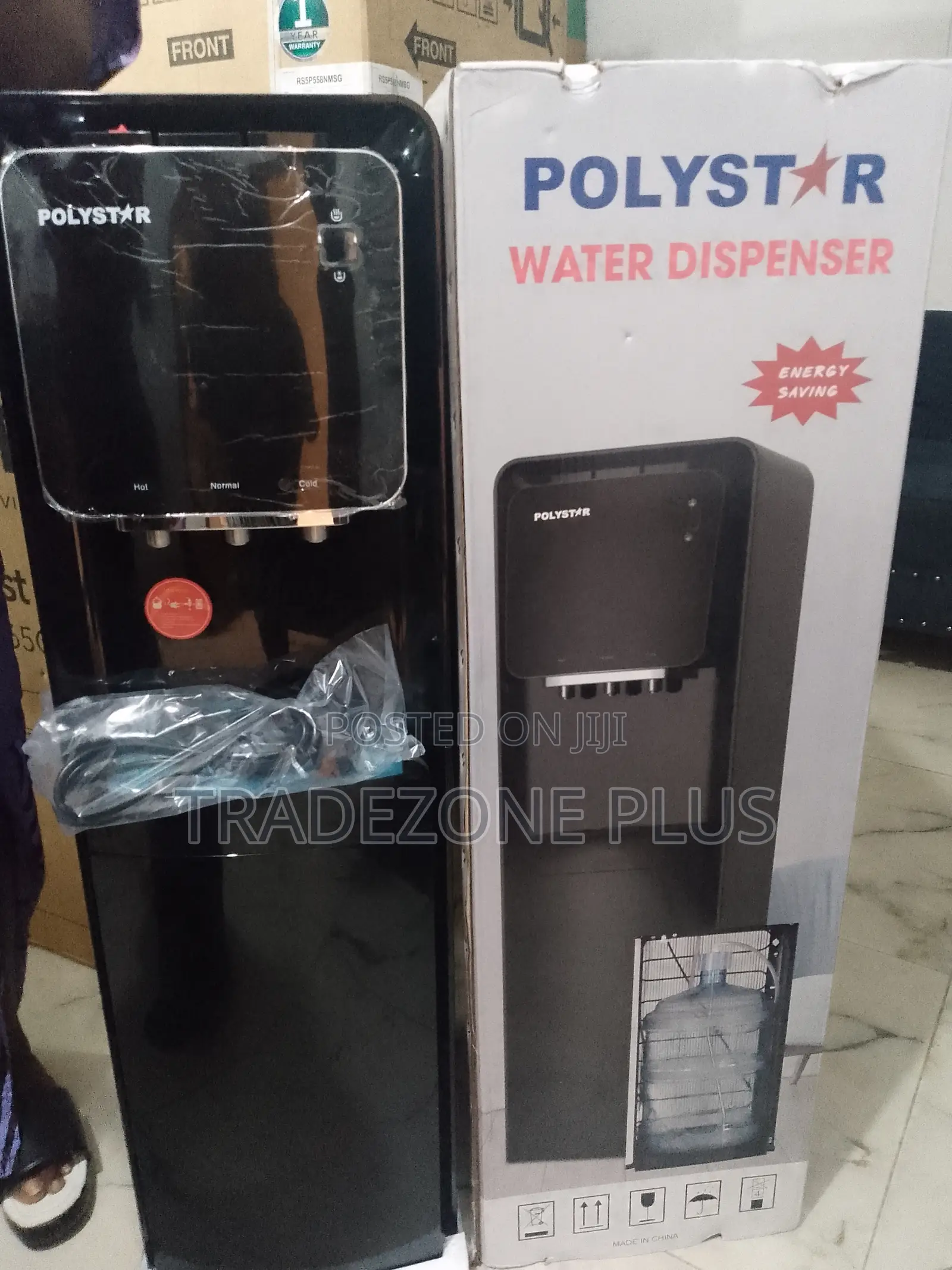 Polystar Hot Cold Water Dispenser With Cabinet
