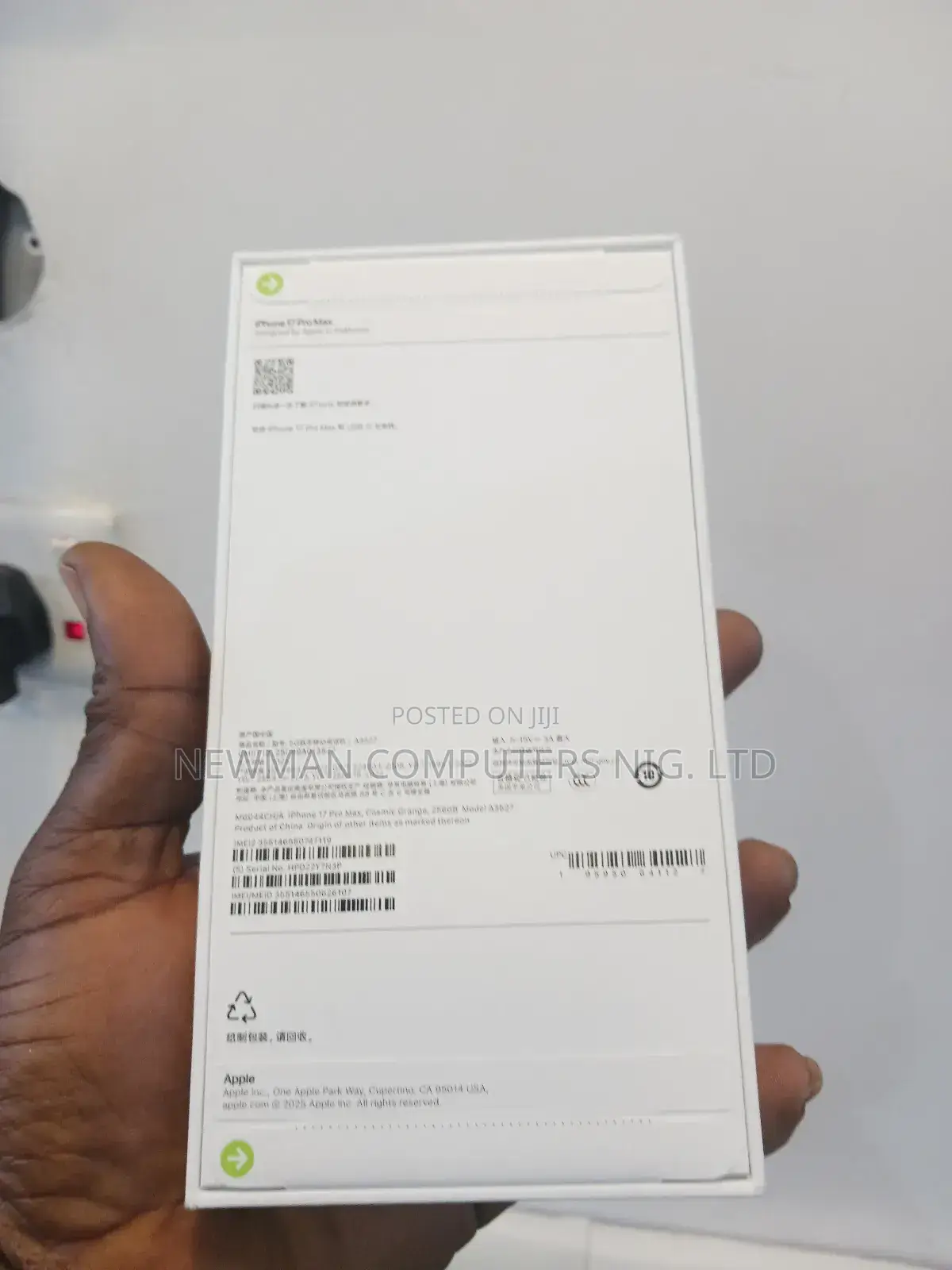 New Apple iPhone 17 Pro Max 512 GB Orange