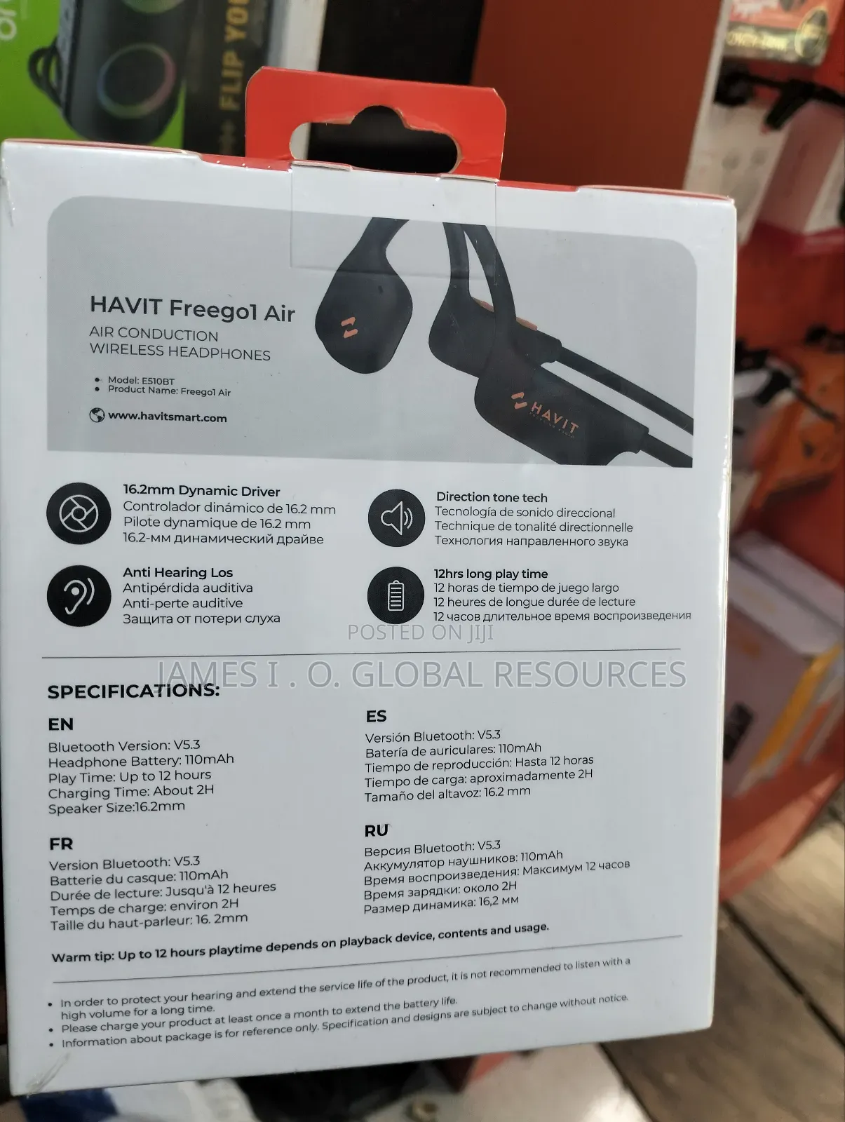 Havit Bluetooth Air Conduction Headphone