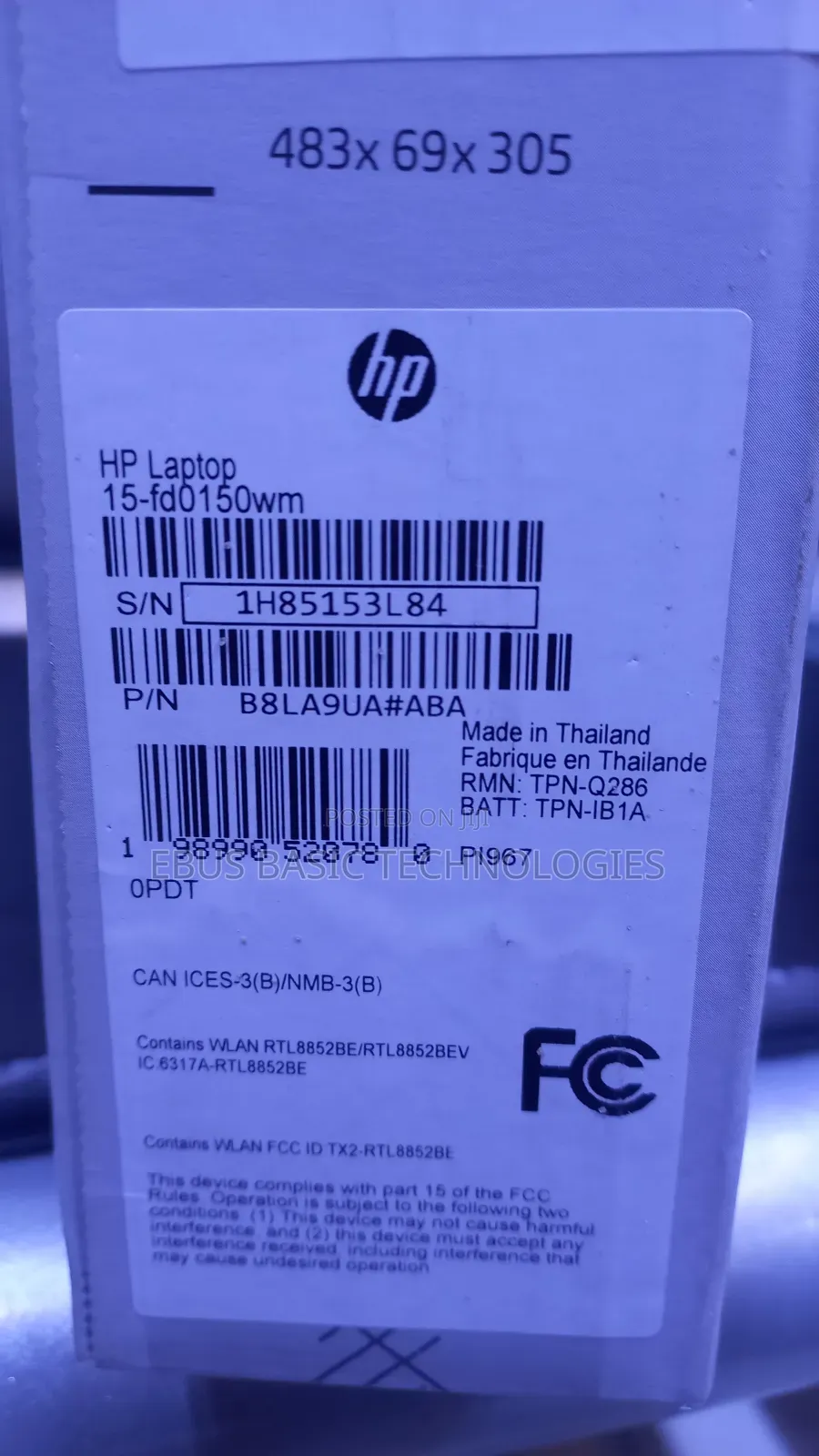 New Laptop HP 15 8GB Intel Core I5 SSD 512GB