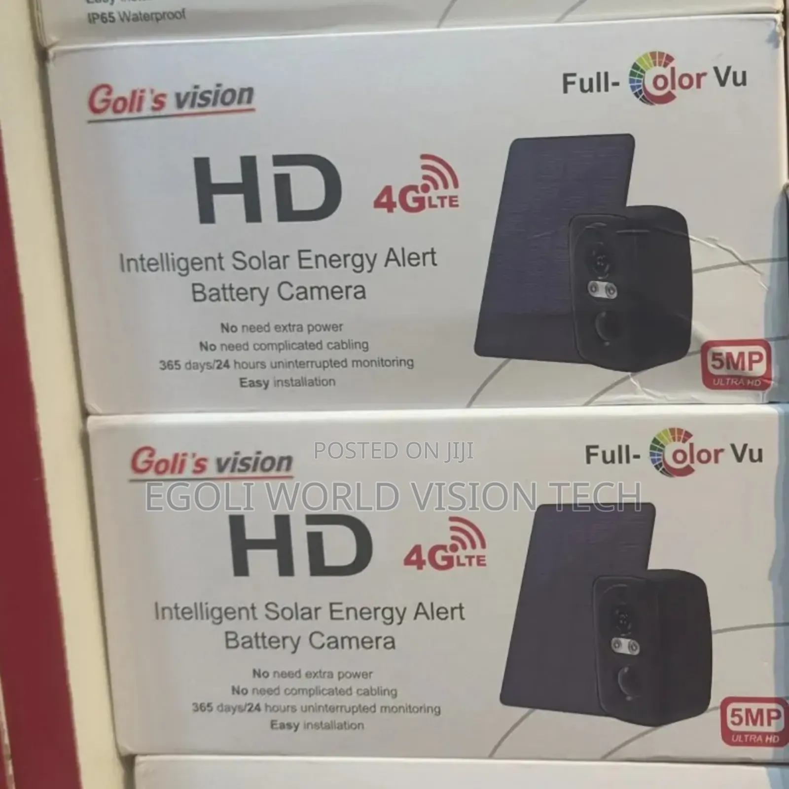 Goli's Vision Intelligent Solar Energy Alert Battery Camera