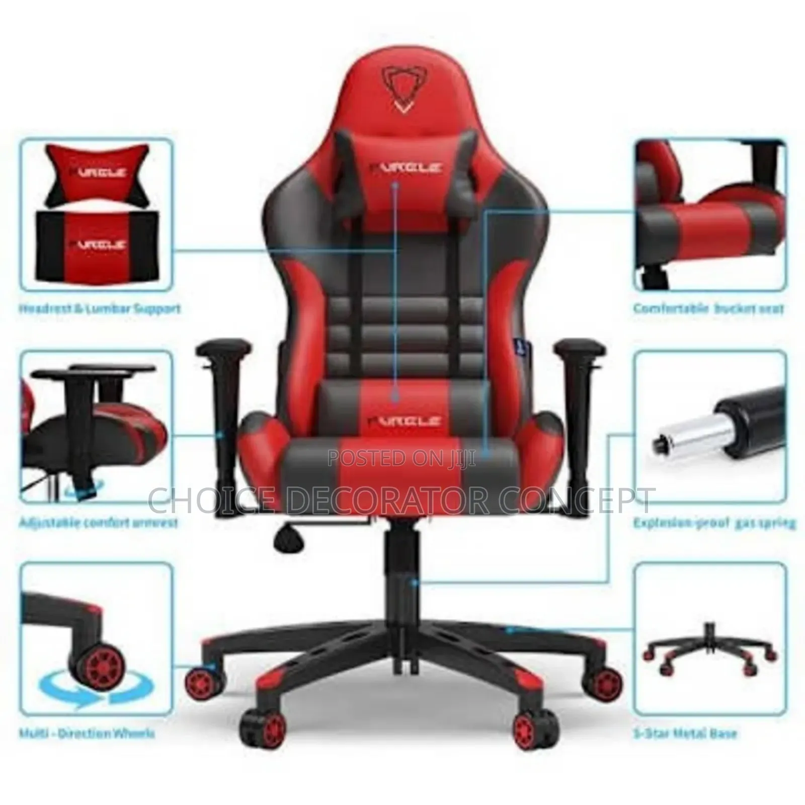Gaming Chair With Footrest