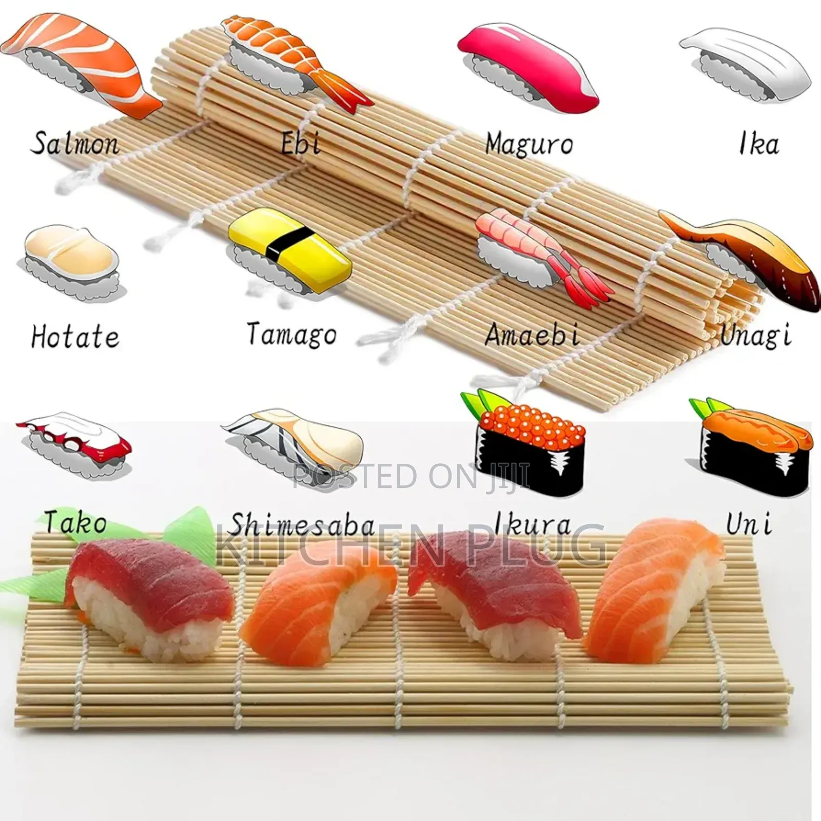 Plastic Sushi Rolling Mat