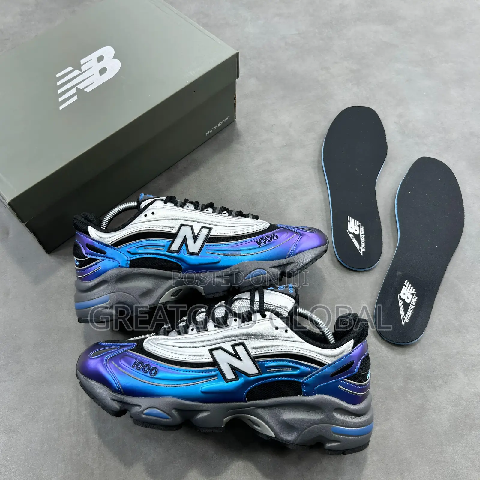 New Balance 1000 “Metallic Blue” Snks Snickers