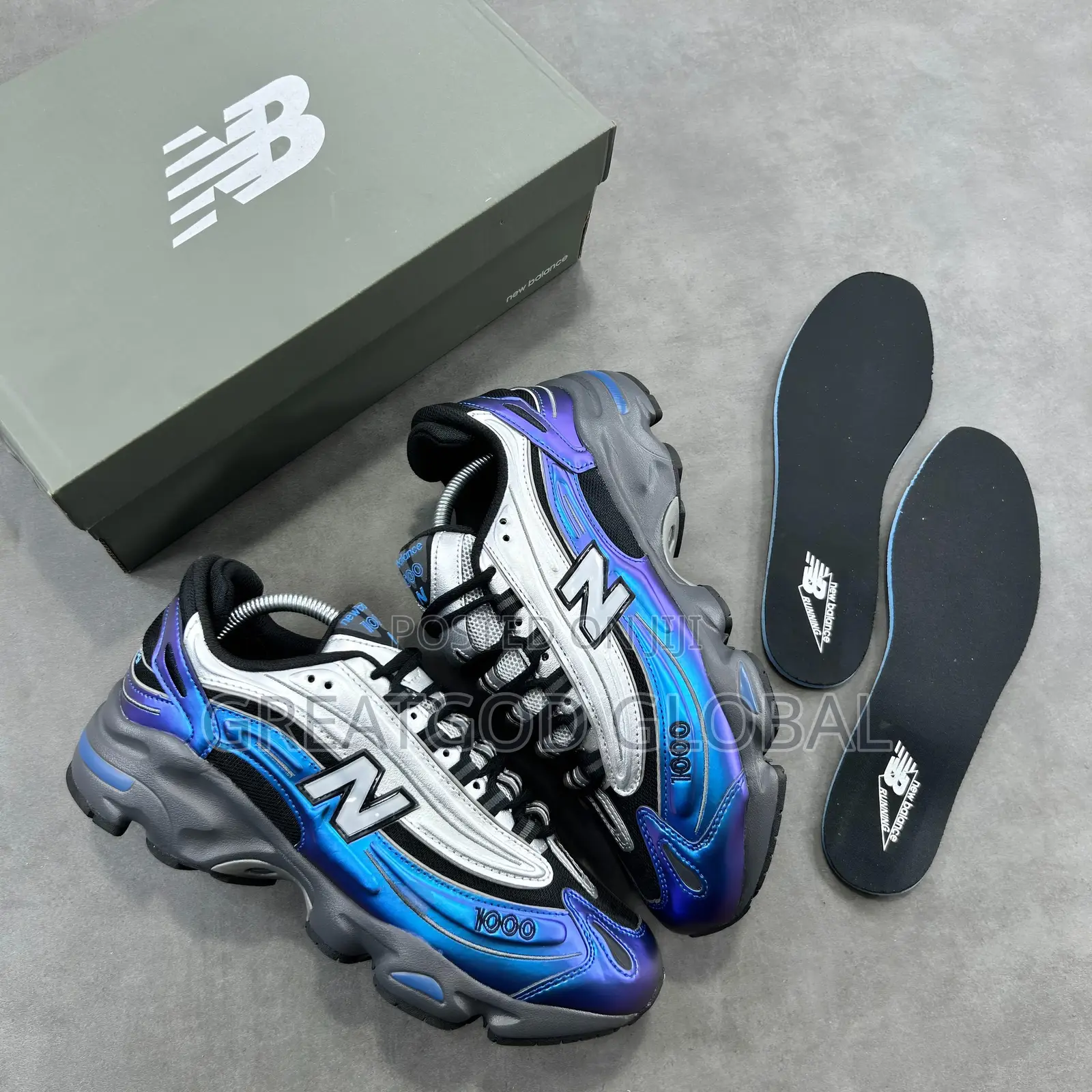 New Balance 1000 “Metallic Blue” Snks Snickers