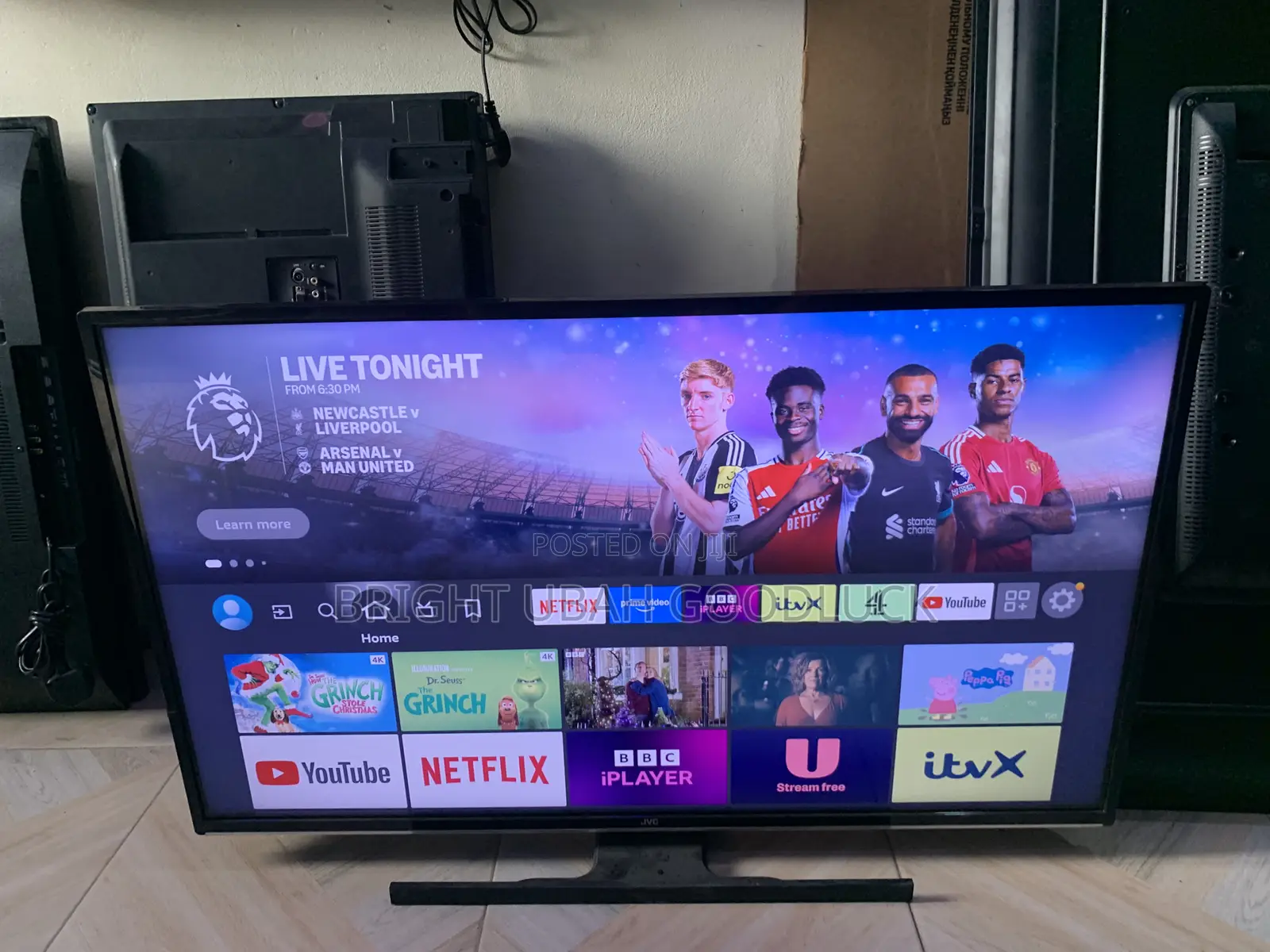 Jvc 43 Inches Full Smart Tv Bluetooth Free Netflix Acct Mirror Casting