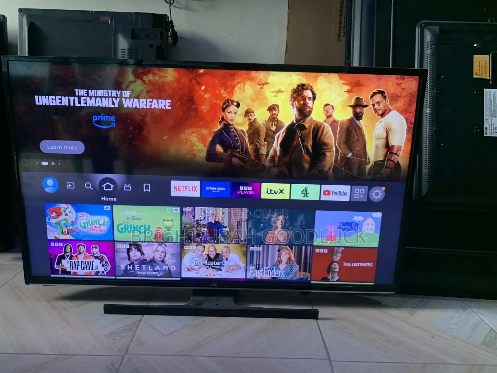 Jvc 43 Inches Full Smart Tv Bluetooth Free Netflix Acct Mirror Casting