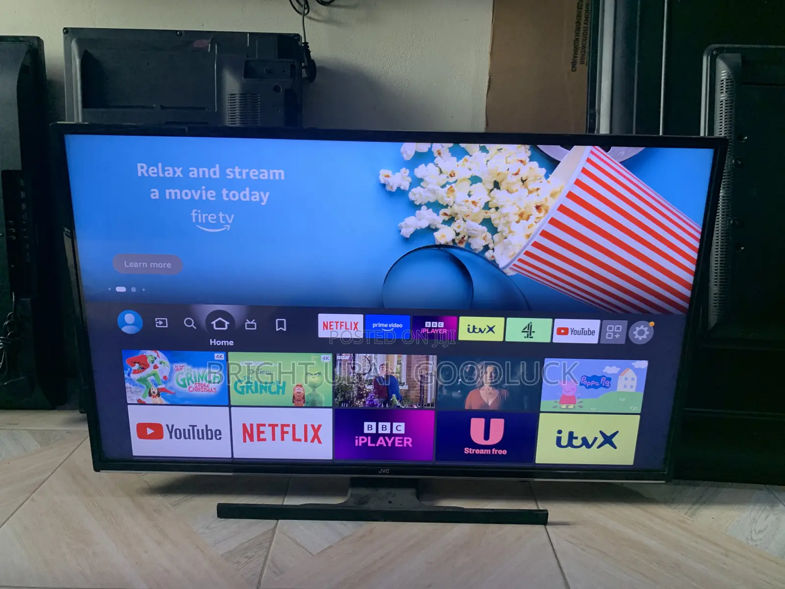 Jvc 43 Inches Full Smart Tv Bluetooth Free Netflix Acct Mirror Casting