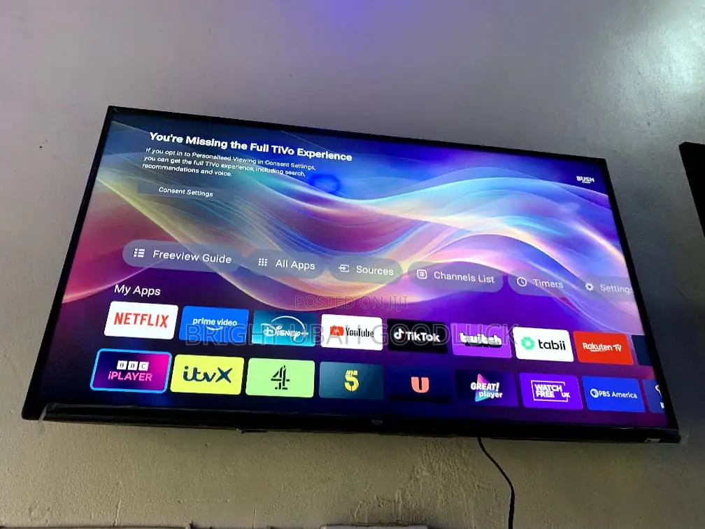 Bush 40 Inches Full Smart Tv With Free Netflix Acct Mirror Casting You