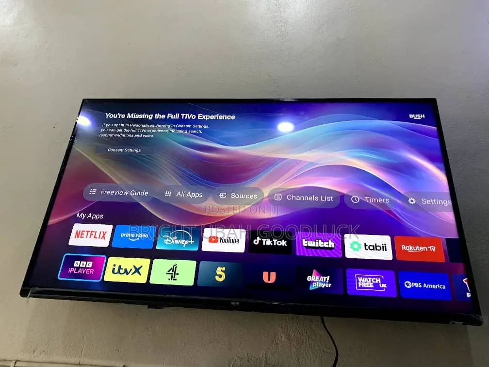 Bush 40 Inches Full Smart Tv With Free Netflix Acct Mirror Casting You