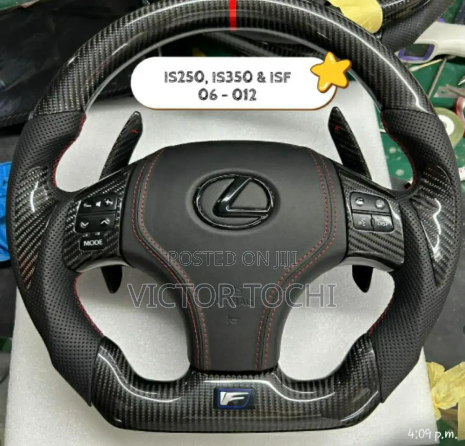 Carbon Forged Complete Steering Wheel Lexus Is250