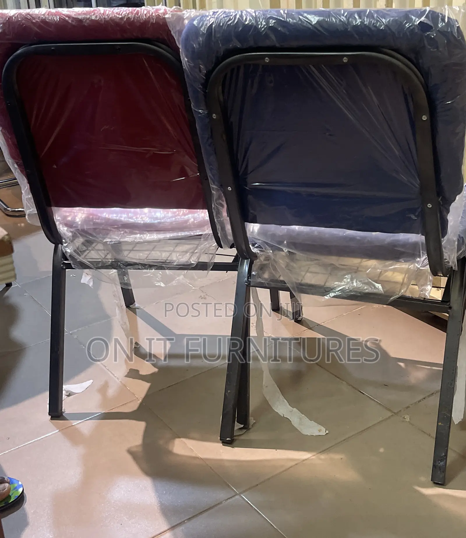 Worship in Style – Quality Church Chairs in Blue Red