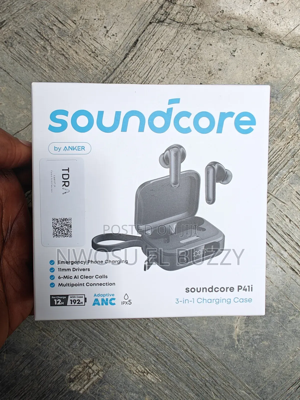 Soundcore P41i Adaptive Noise Cancelling Earbuds Phone Charger
