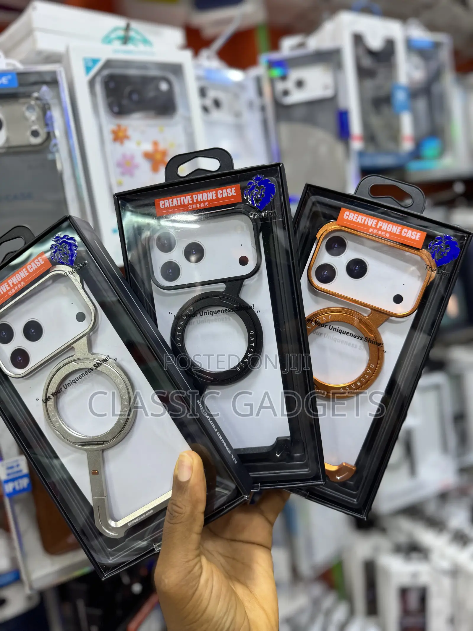 Oatsbasf Aluminum Metal Frameless Z Case for iPhone 17 Pro Max