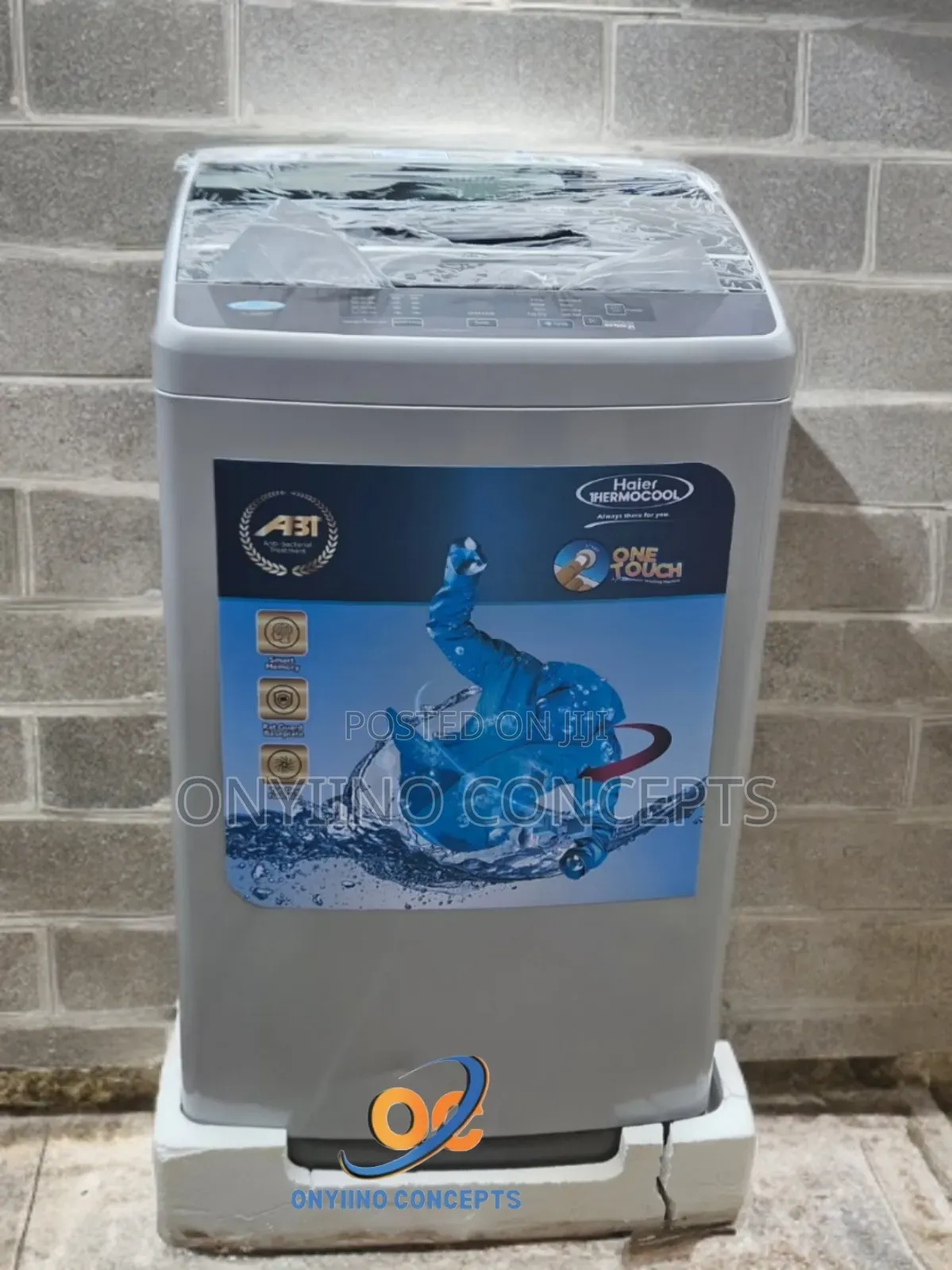 Haier Thermocool Automatic Top Loader Washing Machine Capacity: 8kg