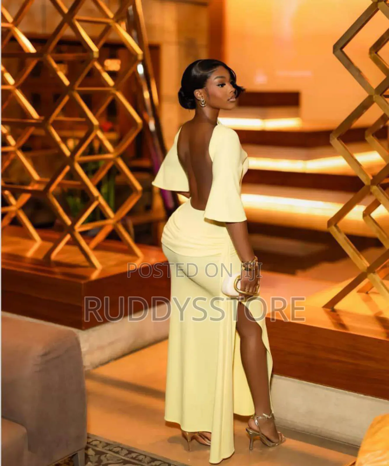 Zara Long Backless Dress – Perfect for Any Occasion