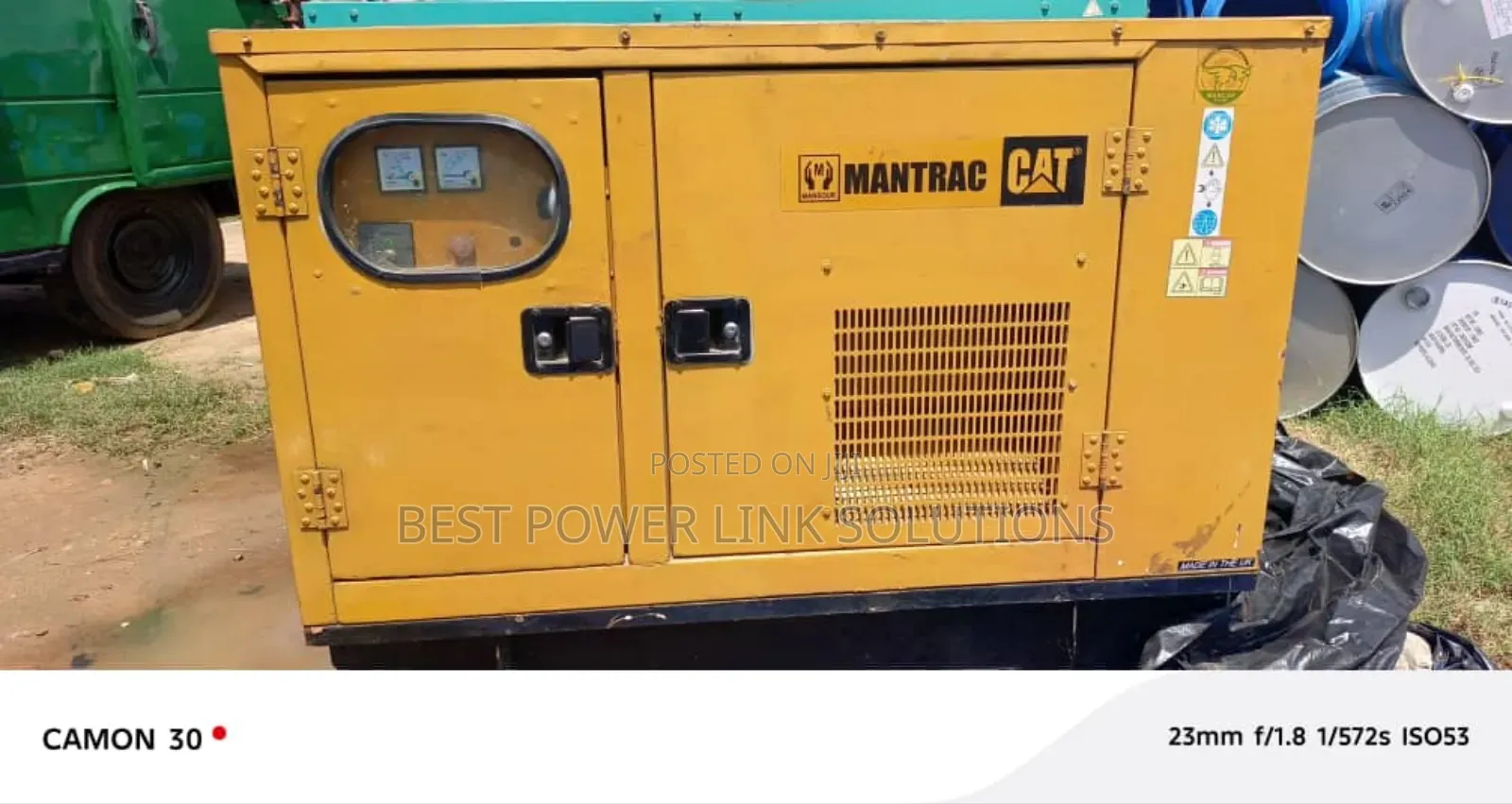 15kva Uk Perkins Cat Mantrac Generator for Sale