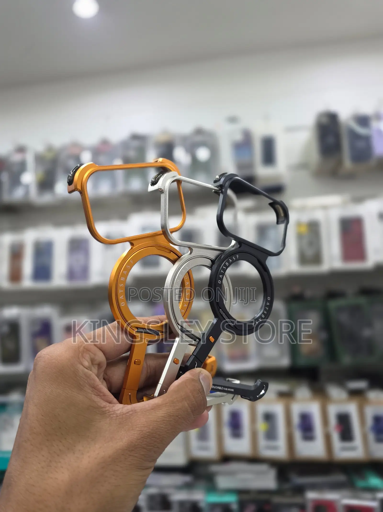 Sleek Z Metal Case With 360° Rotating Ring Stand for iPhone 17 Pro Max