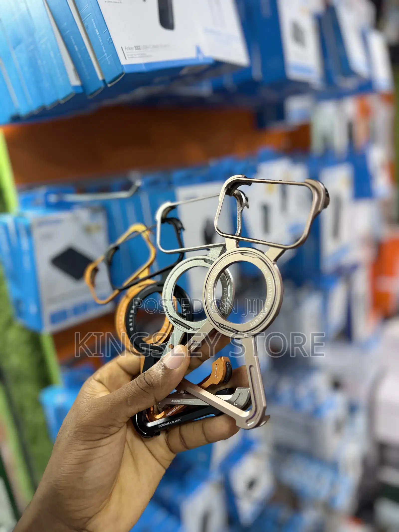 Sleek Z Metal Case With 360° Rotating Ring Stand for iPhone 17 Pro Max