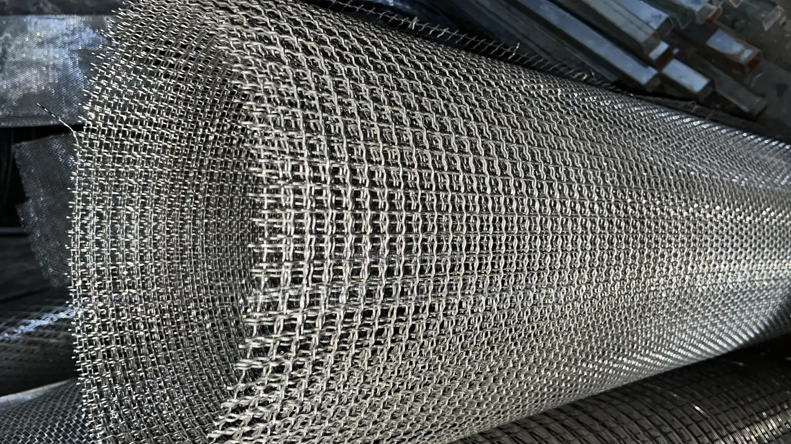 Stainless Steel Crimped Wire Mesh.