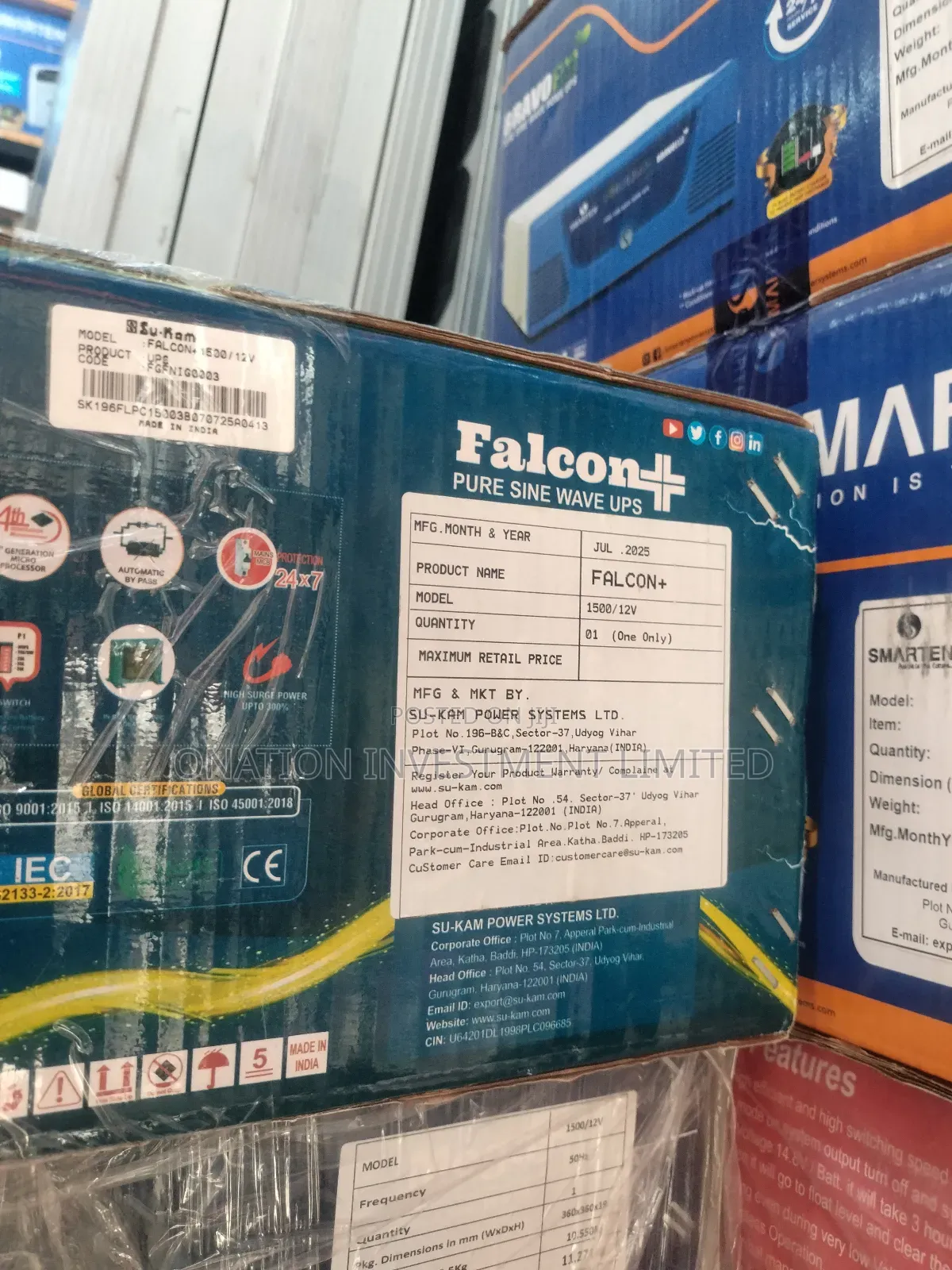 1.5kva 12v Su-Kam Inverter
