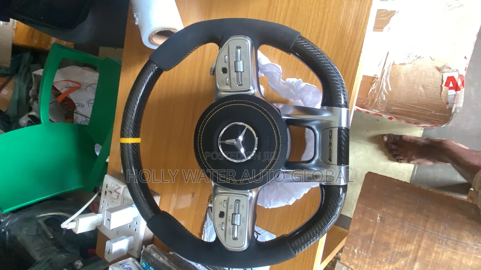 This Is a Mercedes-Amg Steering Wheel.