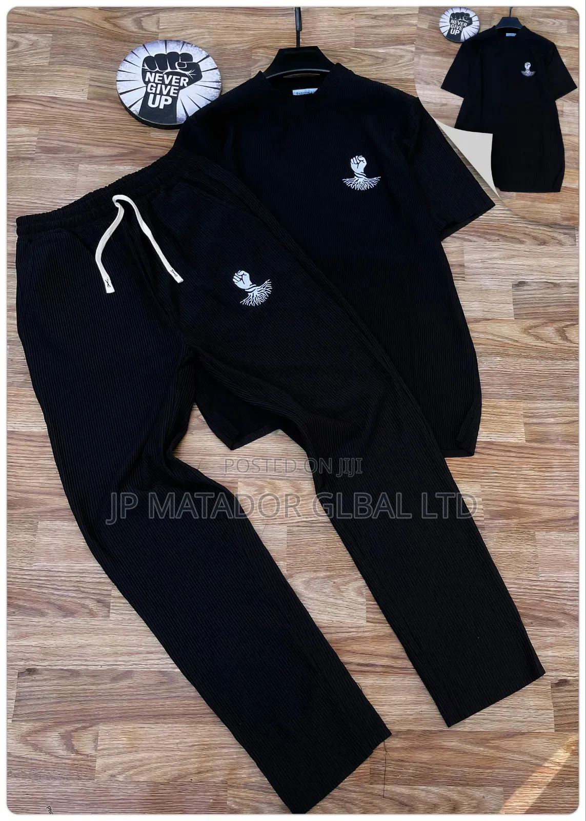 2pcs Turkey Track Set Trouser