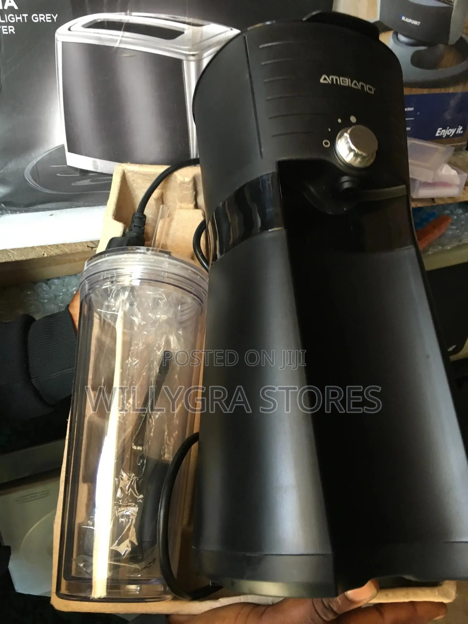 Ambiano Iced Coffee Maker With 25 Fl Oz. Reusable Tumbler