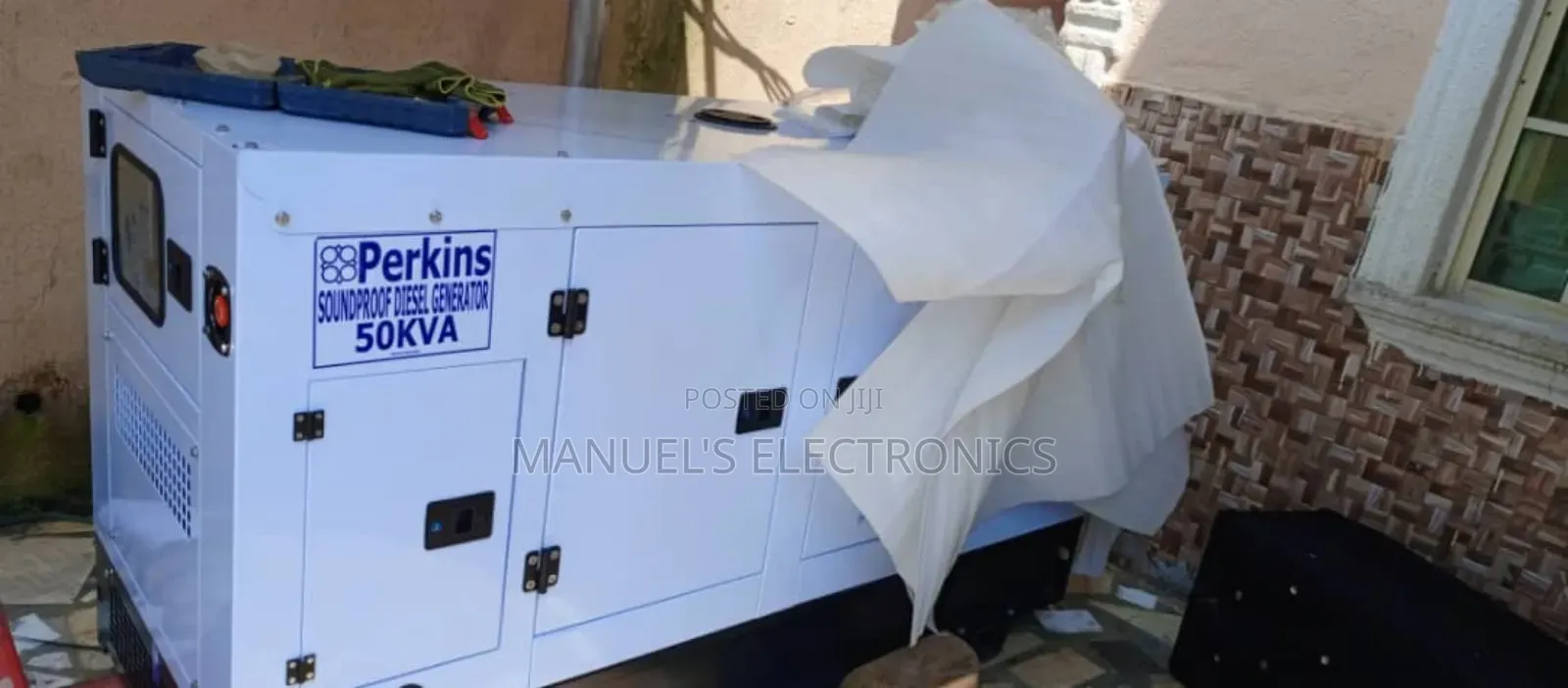 Perkins Diesel Soundproof Generator Sp50kva 100% Copper Coil