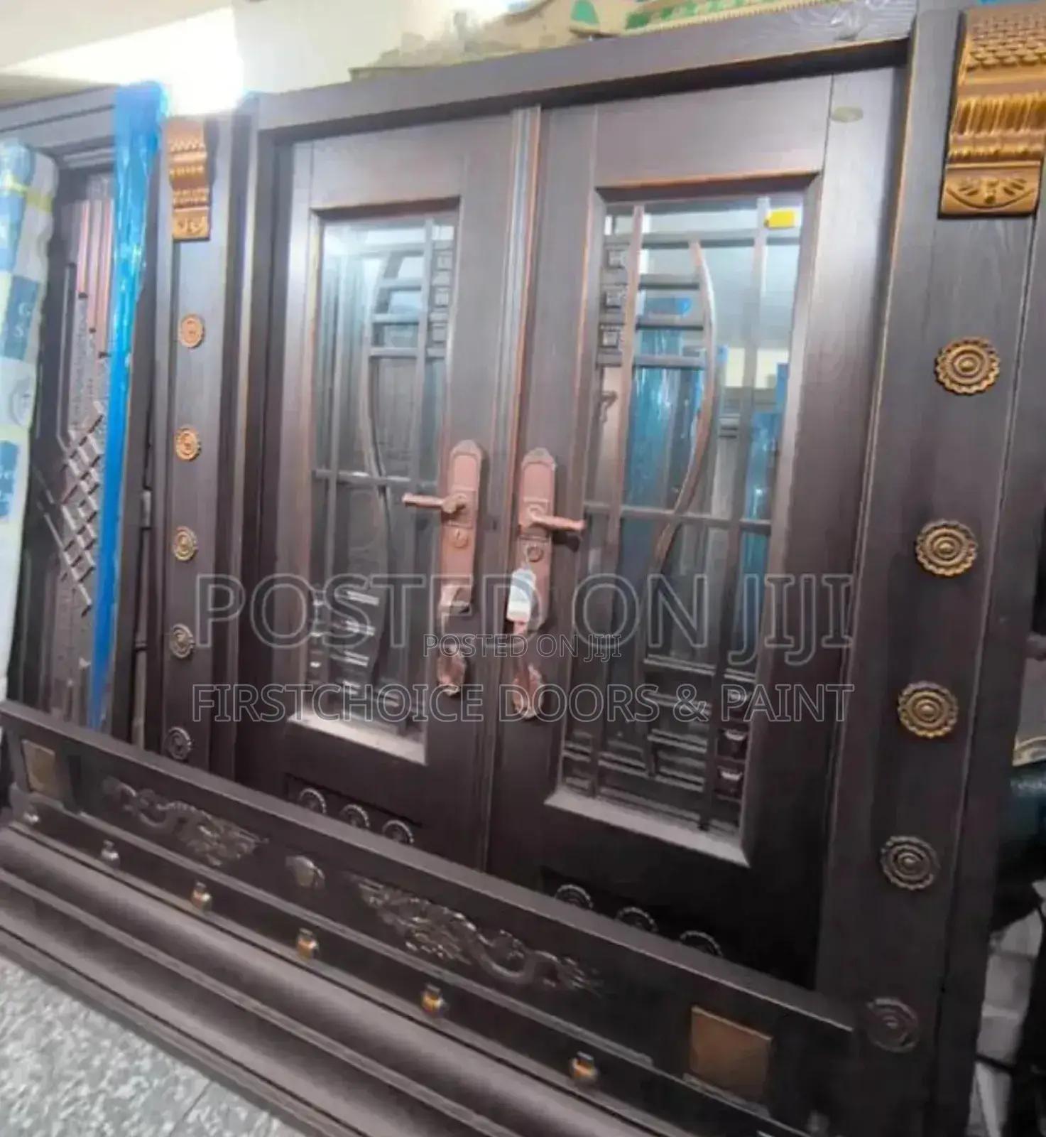 5ft by 7ft Ark and Pillar Security Door