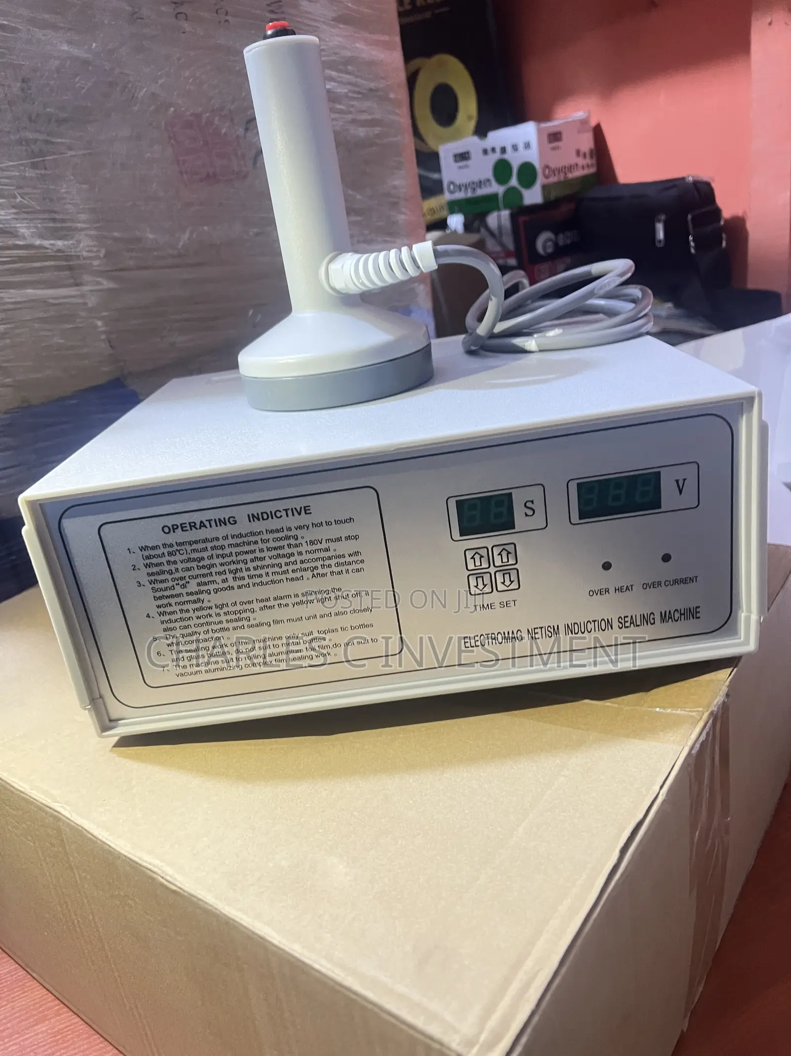 Manual Electromagnetic Induction Foil/Cap Sealing Machine