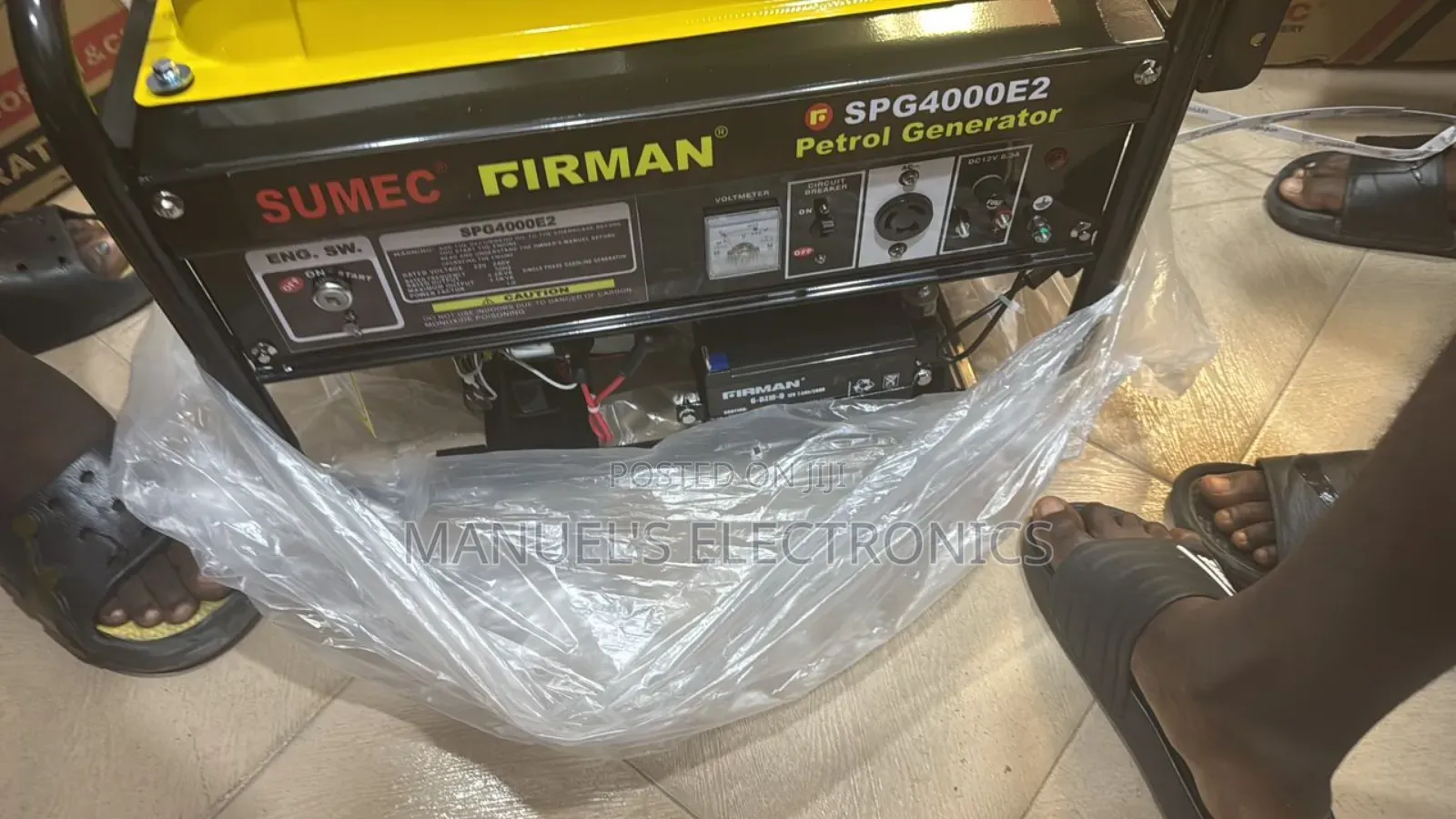 Original Sumec Firman Petrol Generator Model Spg4000key 100% Copper