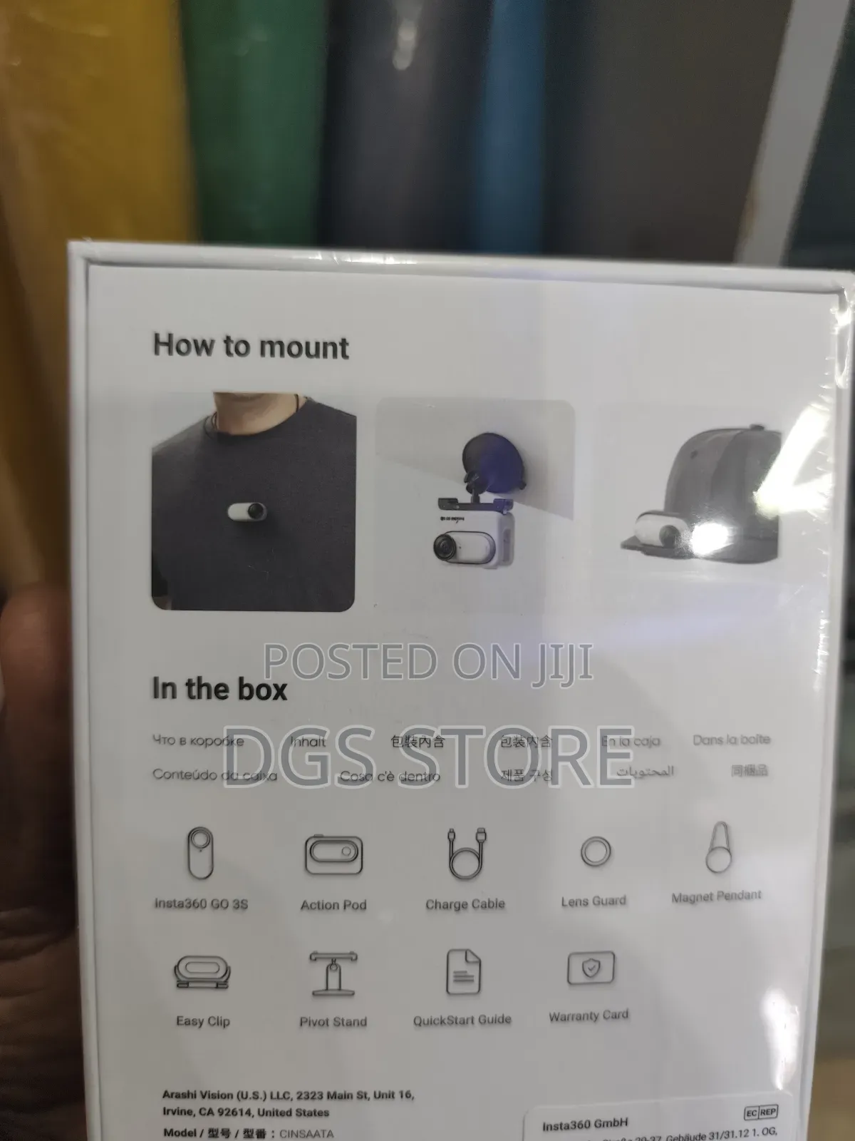 Insta360 Go 3s Action Camera With 128gb Memory Card