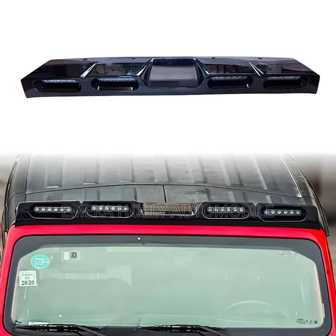 Jeep Wrangler 2004/2015/2024 Model Front Roof Spoiler
