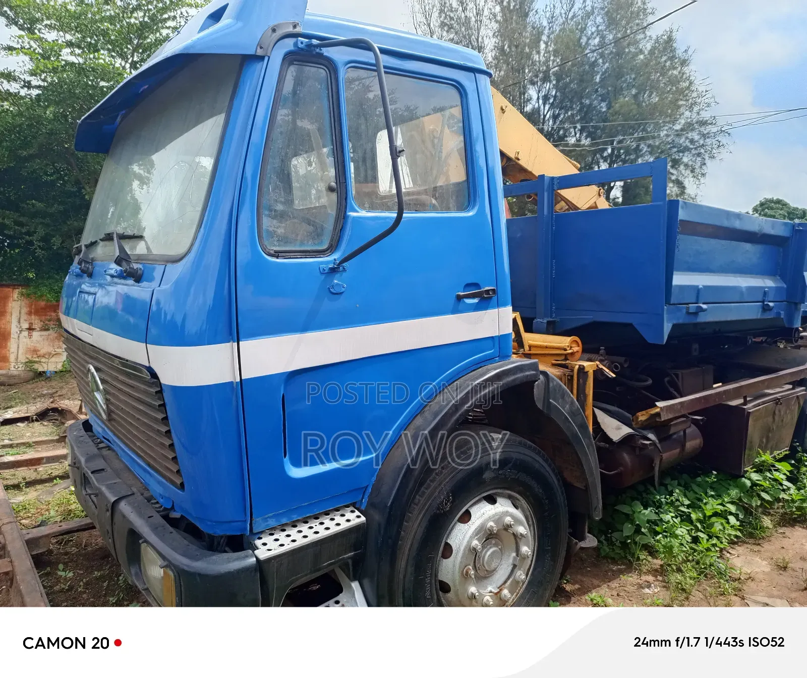 Benz Dump Truck With Hiab Puller