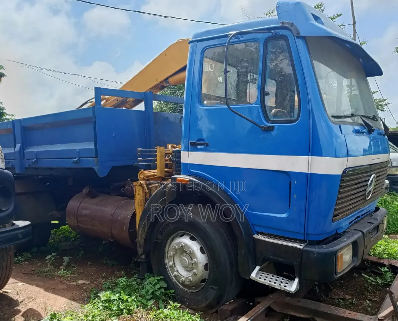 Benz Dump Truck With Hiab Puller