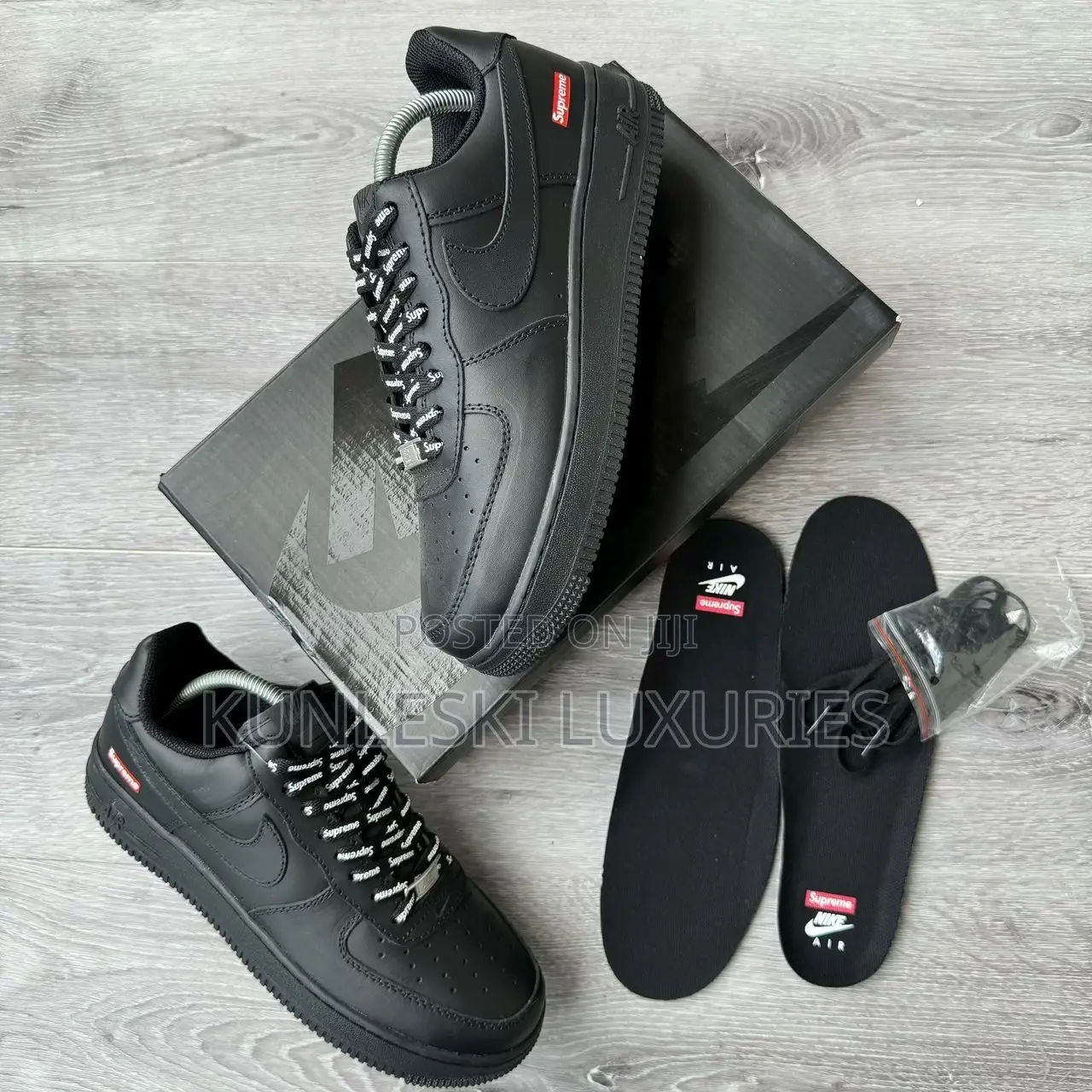 Original Nike Air Force 1 Supreme-Wheat Sneakers Available