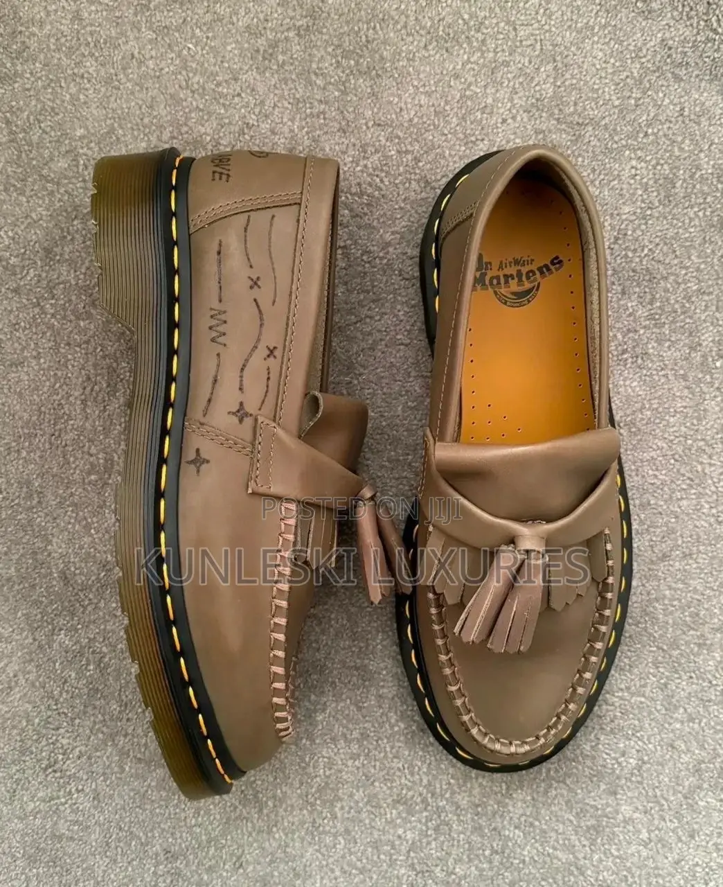 Original Abveallelse X Dr Martens Skeleton Loafers Shoe